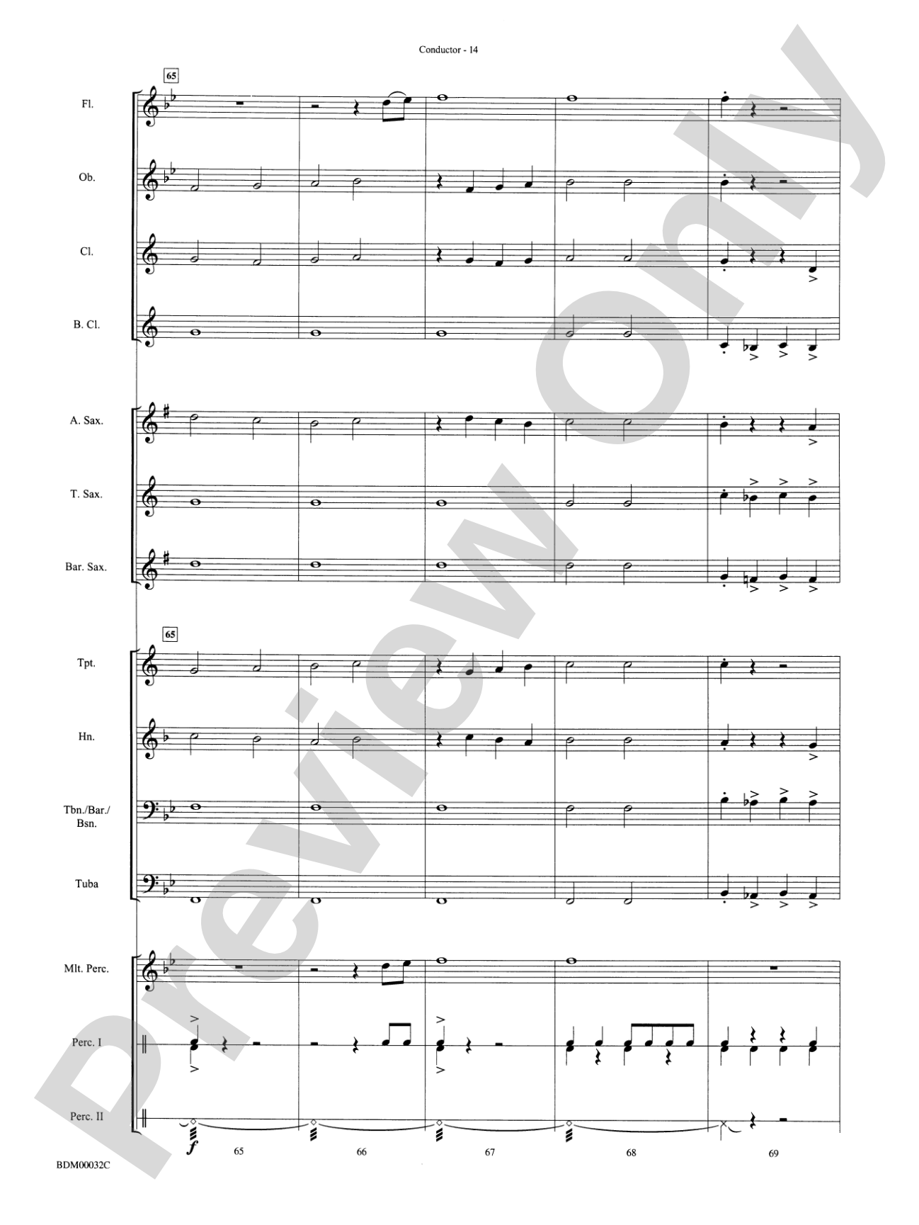 Spectrum: Concert Band Conductor Score & Parts