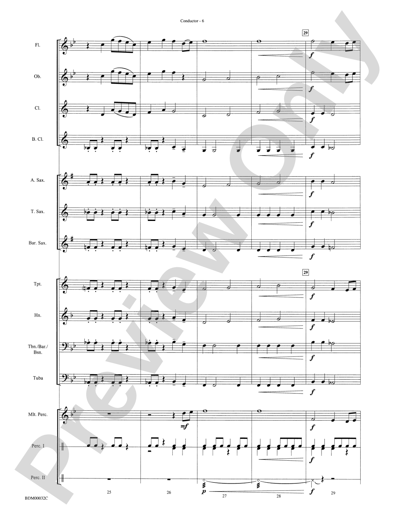 Spectrum: Concert Band Conductor Score & Parts