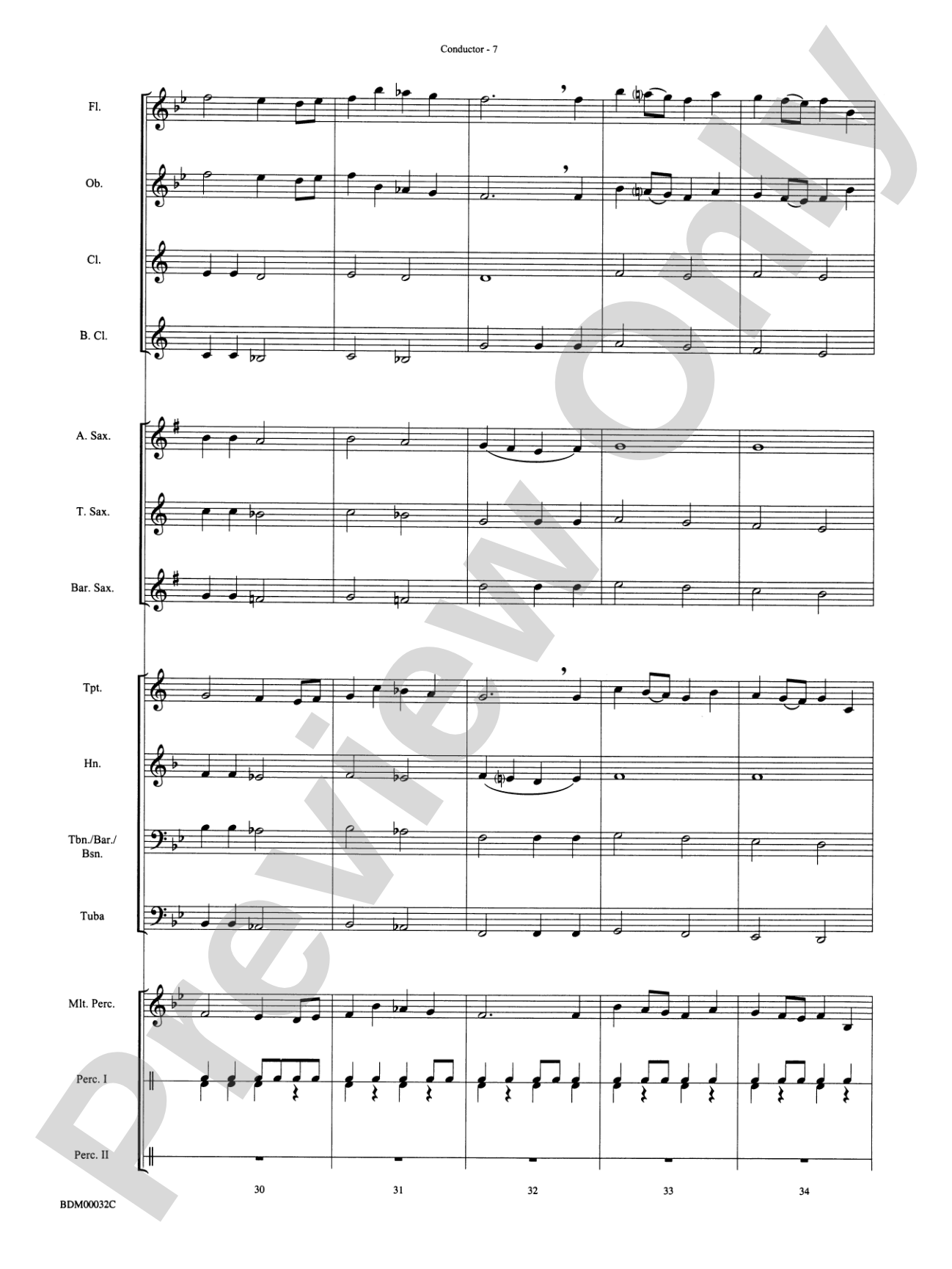 Spectrum: Concert Band Conductor Score & Parts