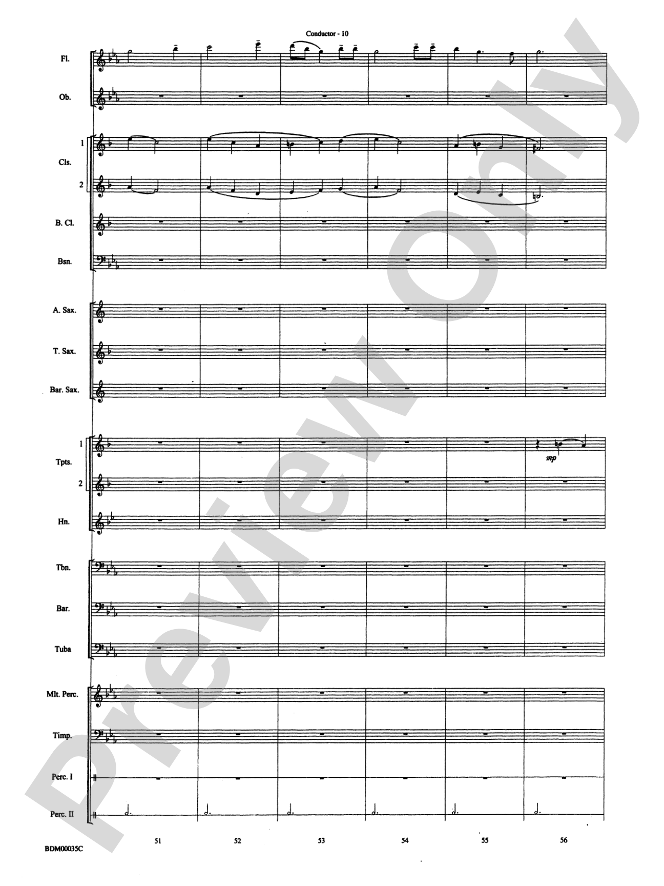 Tribal War Chant: Concert Band Conductor Score & Parts