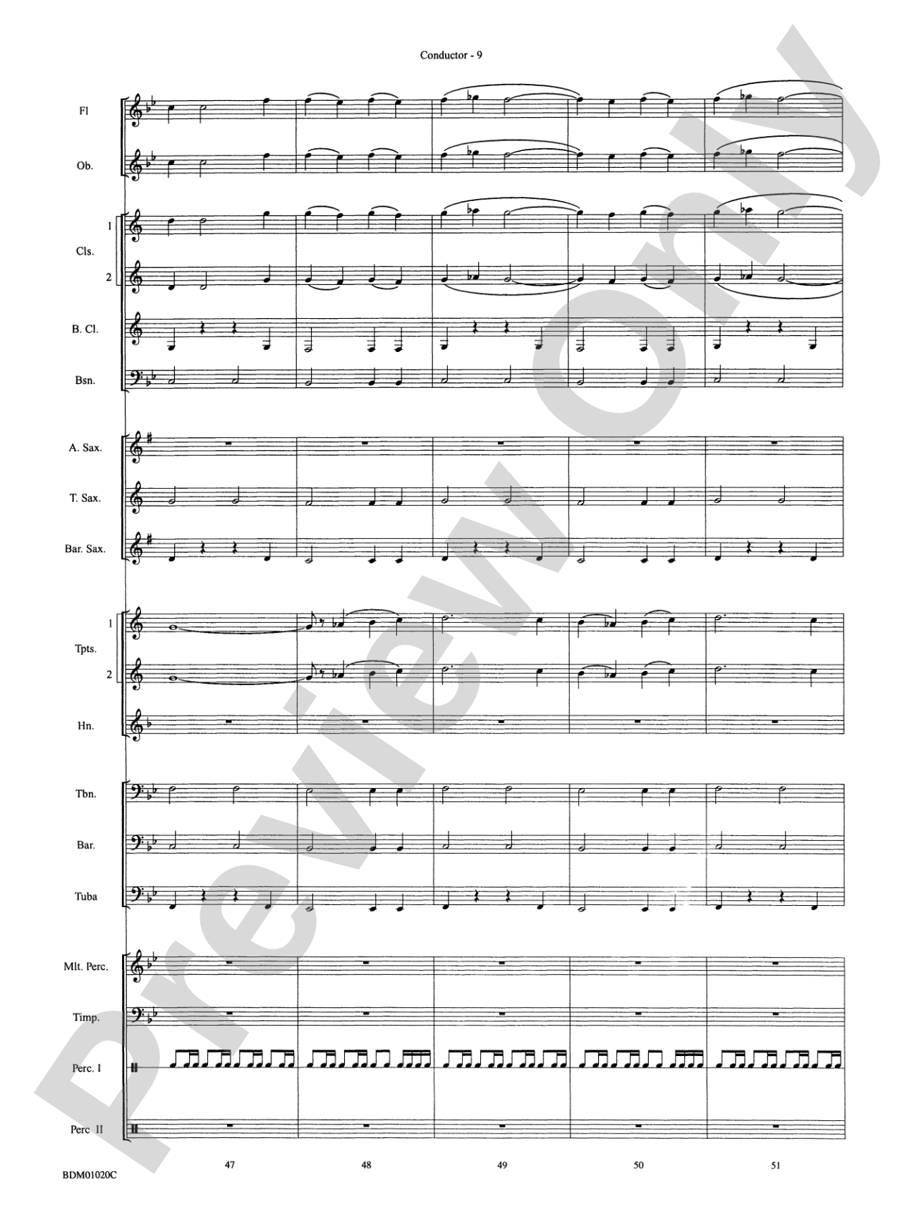 The Curse of Tutankhamun: Concert Band Conductor Score & Parts