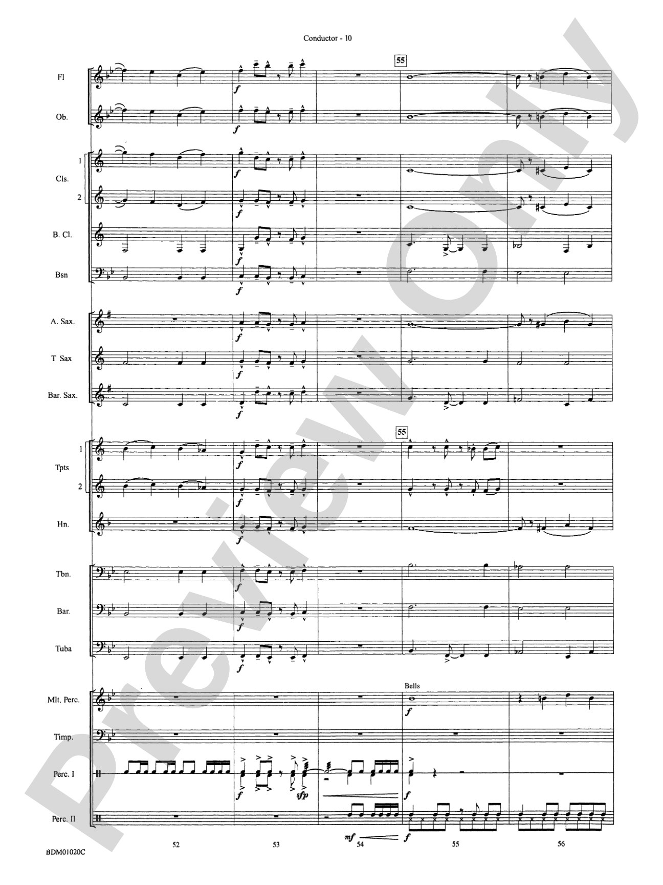 The Curse of Tutankhamun: Concert Band Conductor Score & Parts