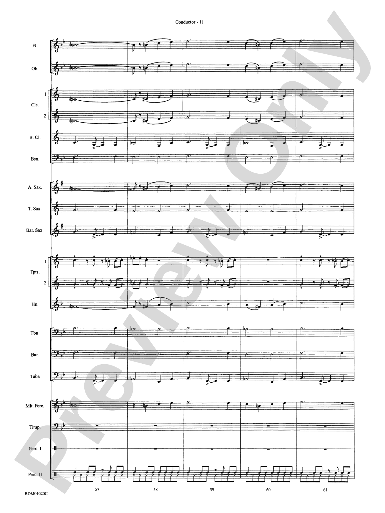 The Curse of Tutankhamun: Concert Band Conductor Score & Parts