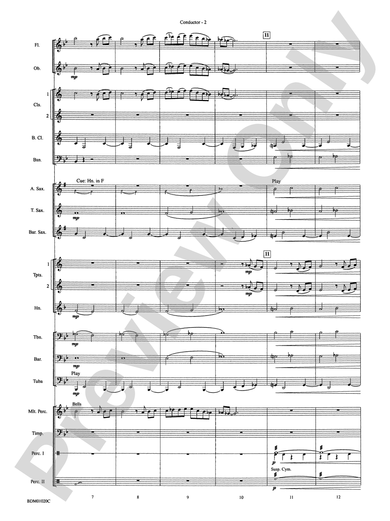 The Curse of Tutankhamun: Concert Band Conductor Score & Parts