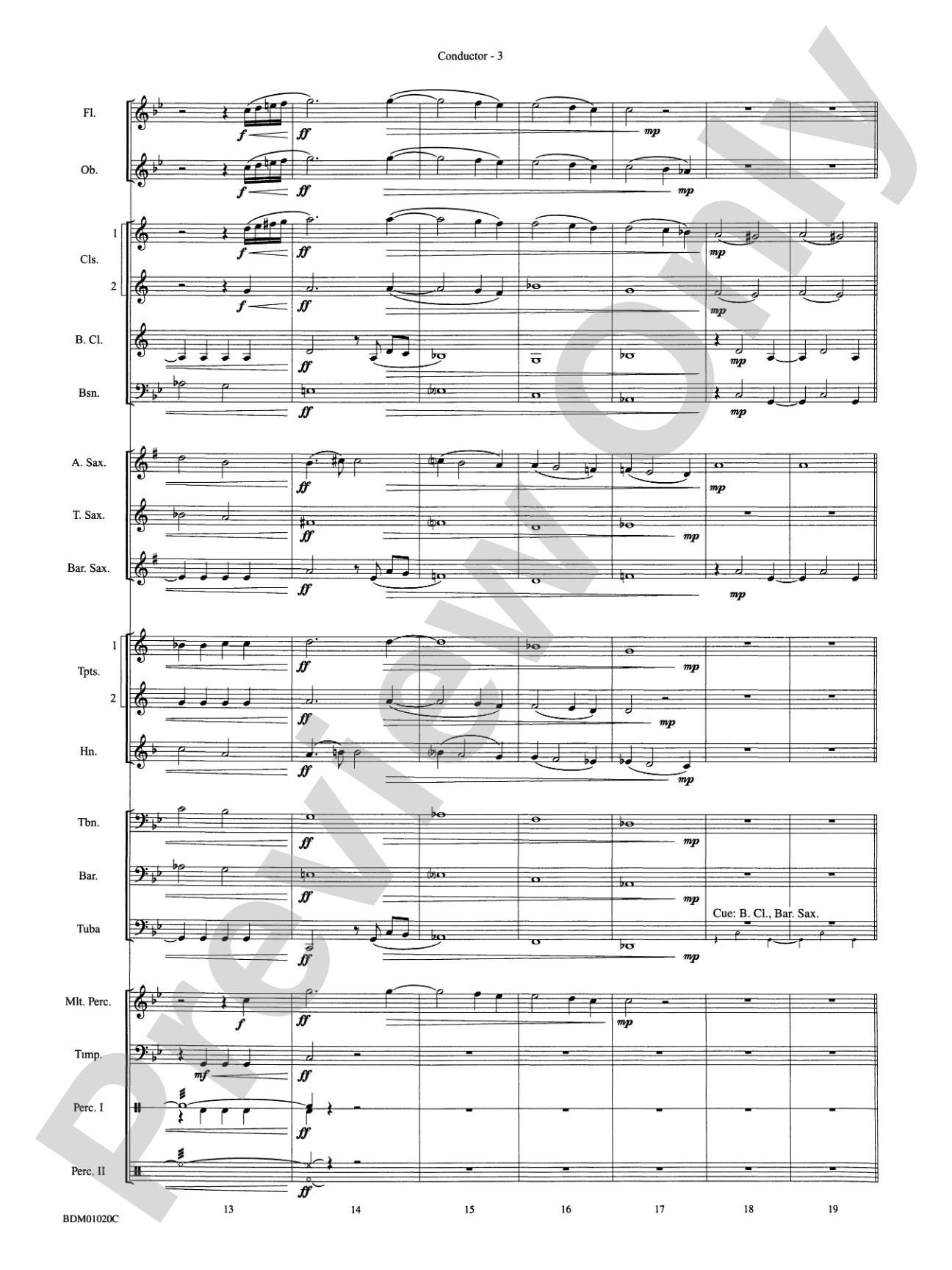 The Curse of Tutankhamun: Concert Band Conductor Score & Parts