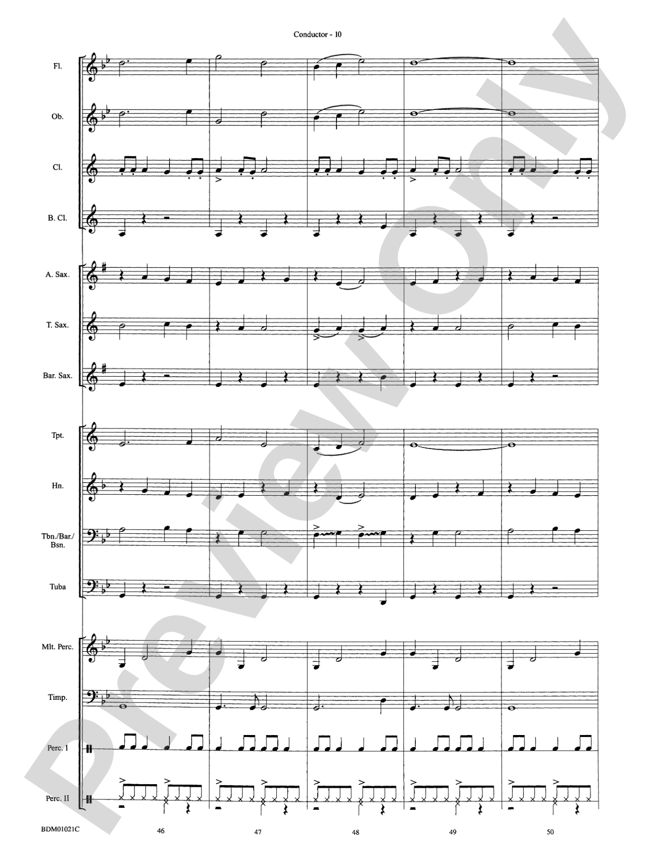Furioso: Concert Band Conductor Score & Parts