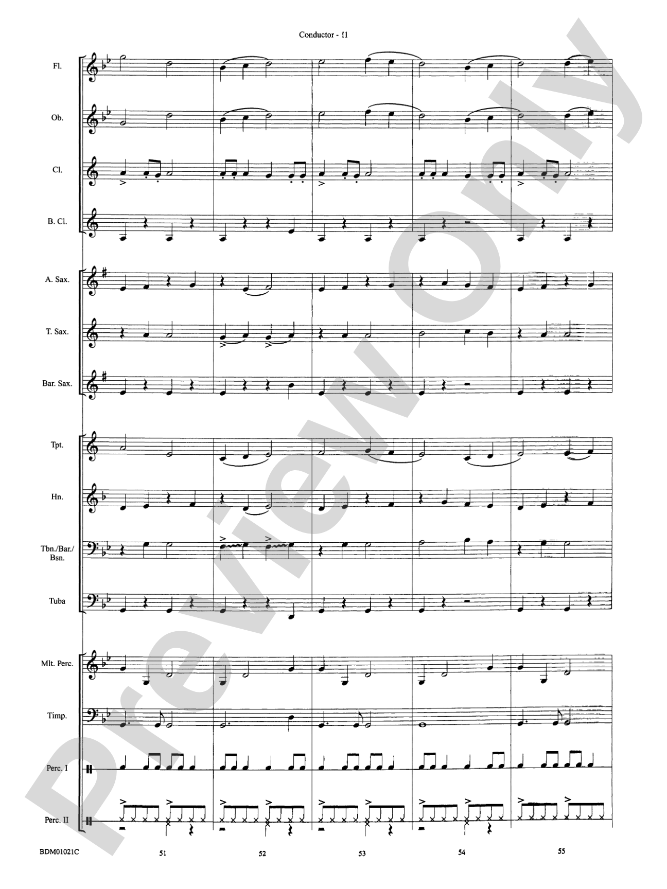 Furioso: Concert Band Conductor Score & Parts