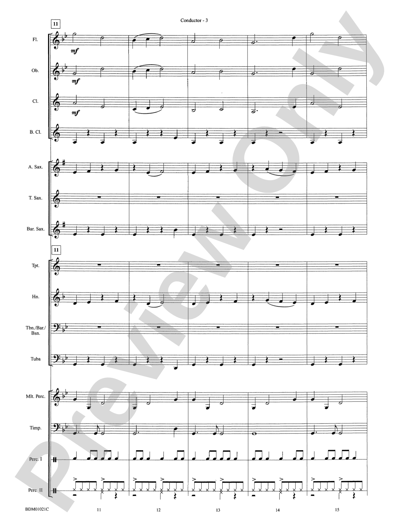 Furioso: Concert Band Conductor Score & Parts
