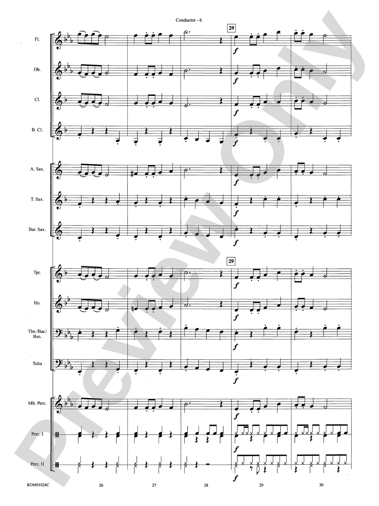 Caribbean Delight: Concert Band Conductor Score & Parts