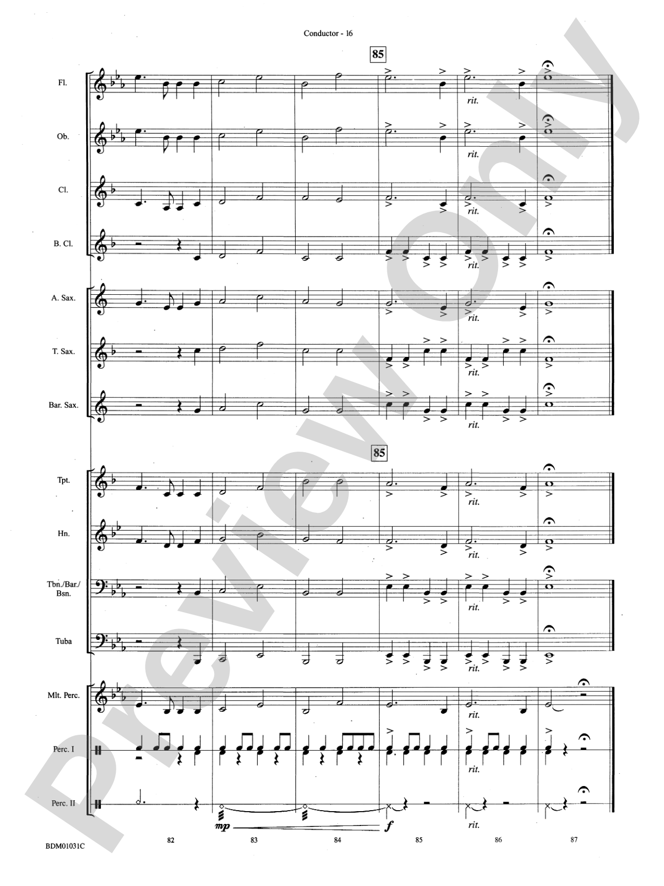 Patriotic Bits & Pieces (based on Favorite American Themes): Concert Band Conductor Score & Parts