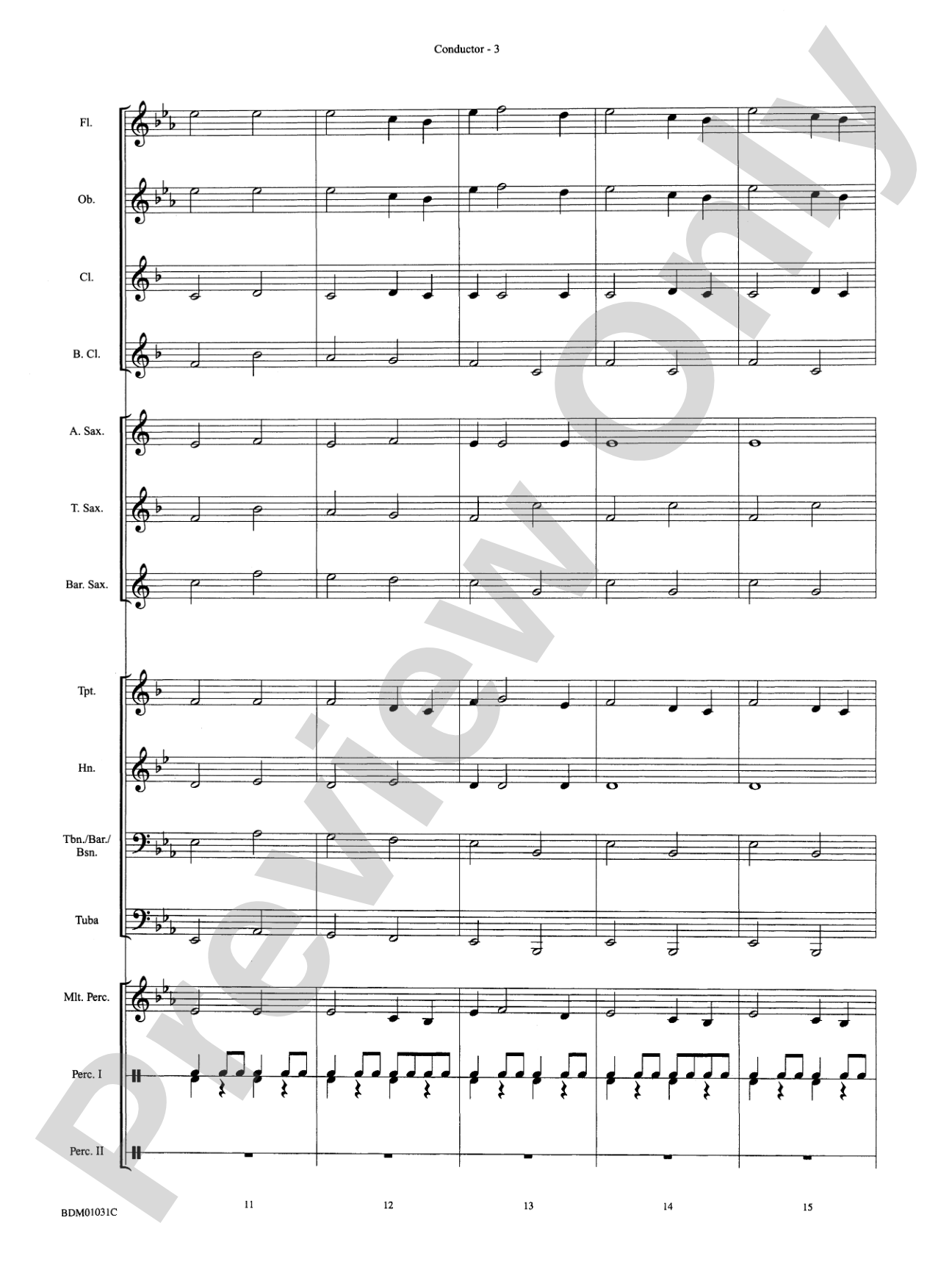 Patriotic Bits & Pieces (based on Favorite American Themes): Concert Band Conductor Score & Parts