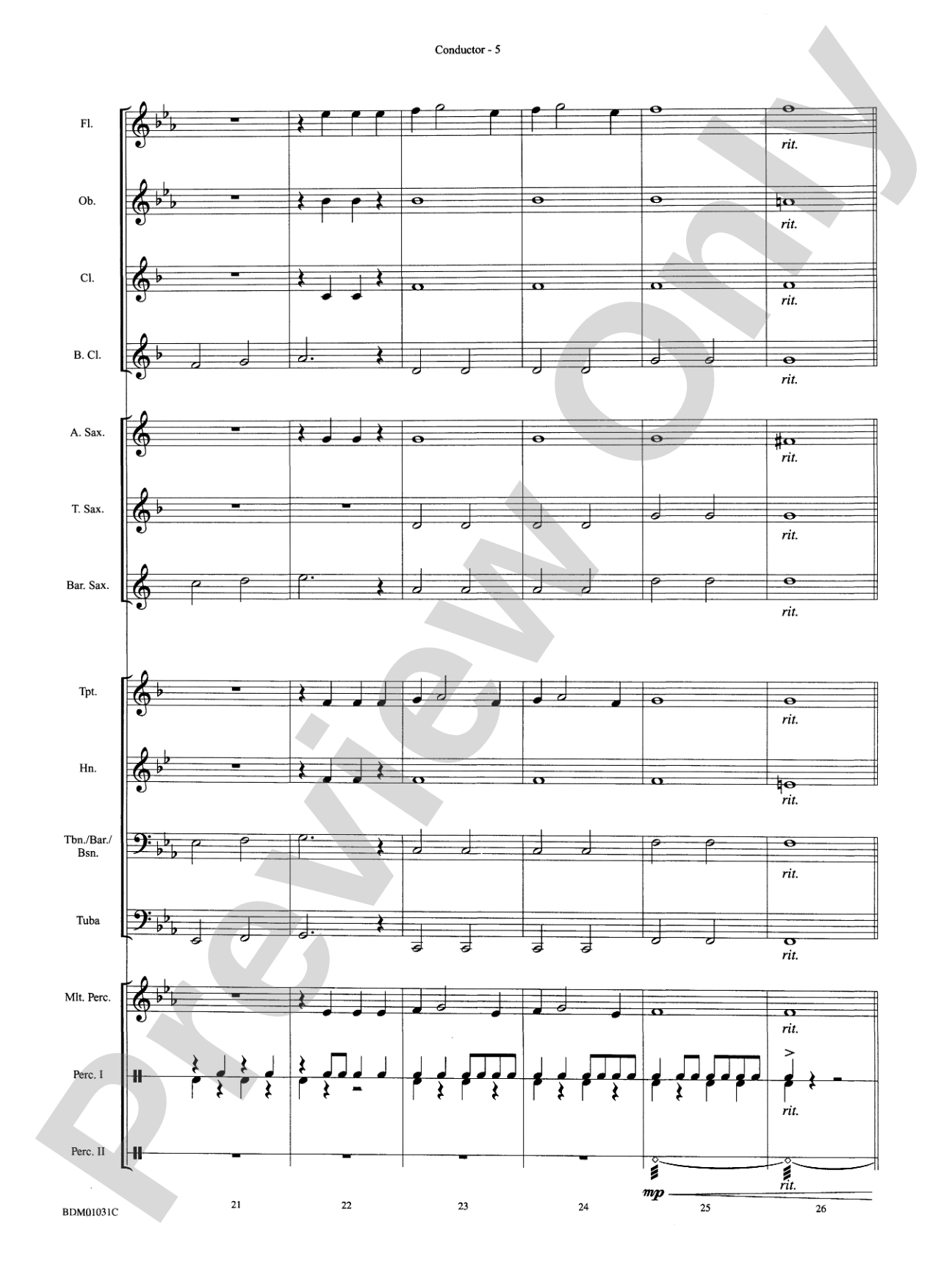 Patriotic Bits & Pieces (based on Favorite American Themes): Concert Band Conductor Score & Parts