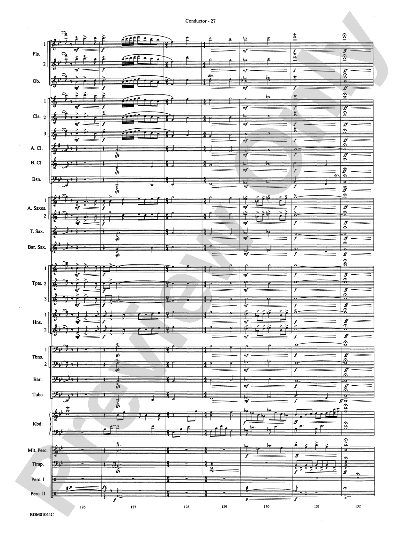 To the Summit! (Strive for the Highest): Concert Band Conductor Score & Parts