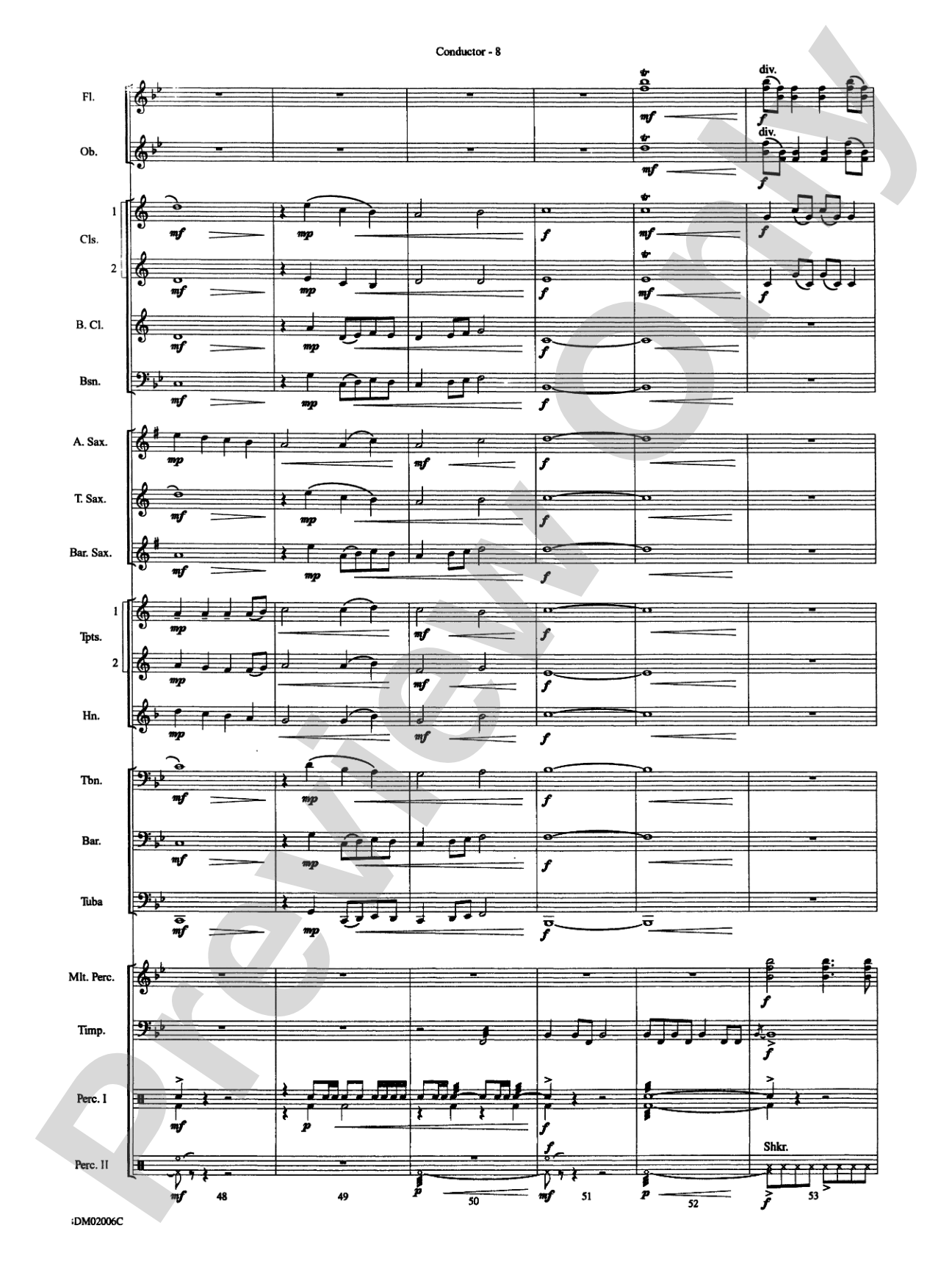 When Summer Takes Flight: Concert Band Conductor Score & Parts
