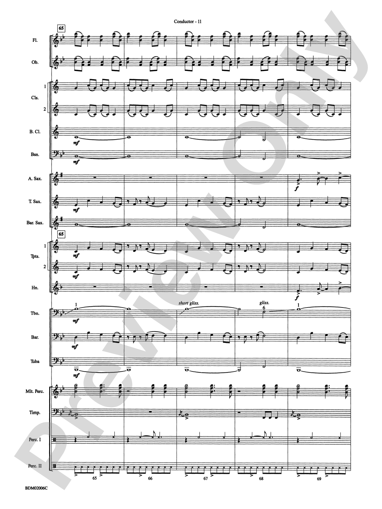 When Summer Takes Flight: Concert Band Conductor Score & Parts