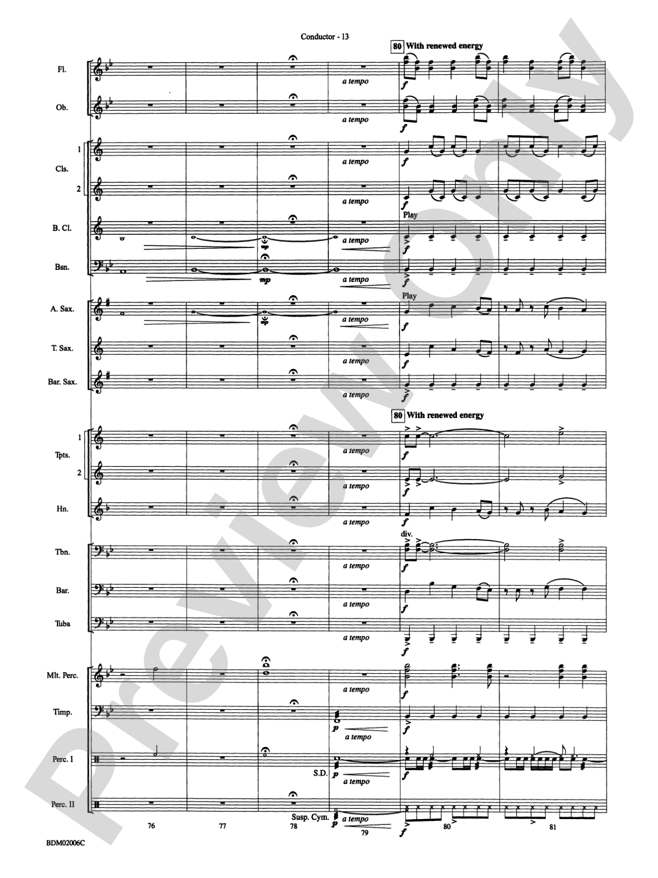 When Summer Takes Flight: Concert Band Conductor Score & Parts