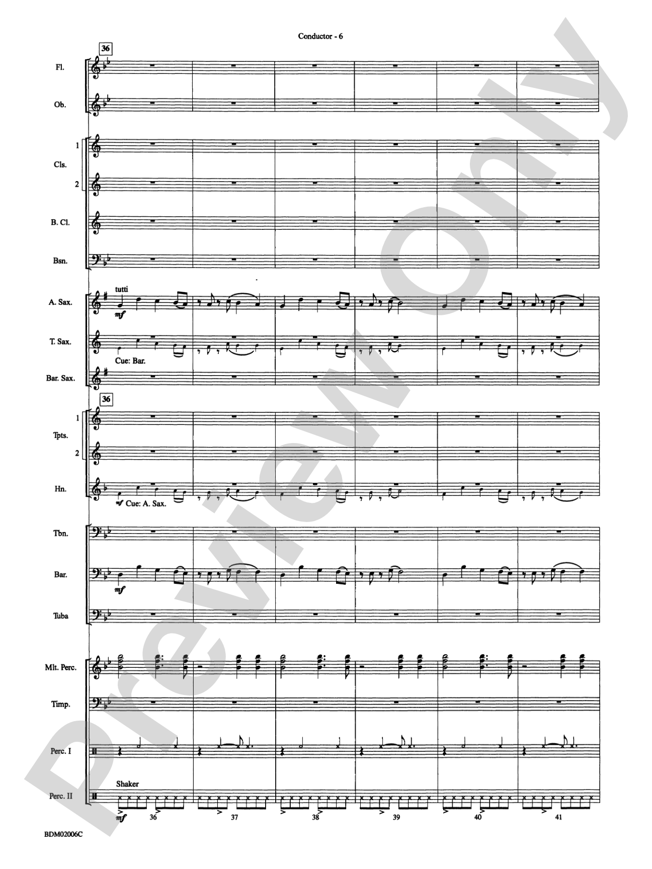 When Summer Takes Flight: Concert Band Conductor Score & Parts