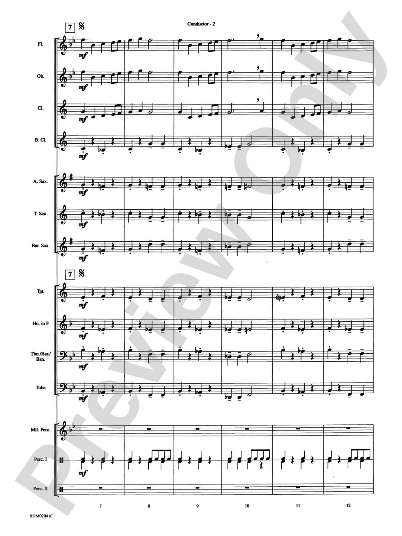 Entrada (An Overture for Band): Concert Band Conductor Score & Parts