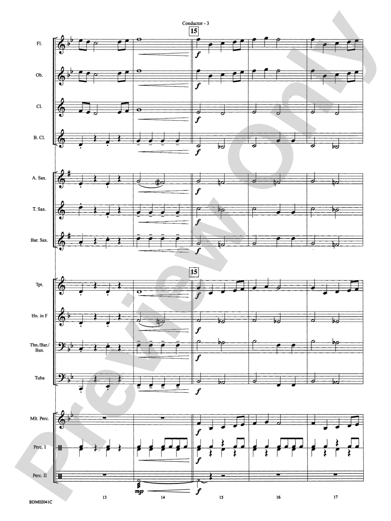 Entrada (An Overture for Band): Concert Band Conductor Score & Parts