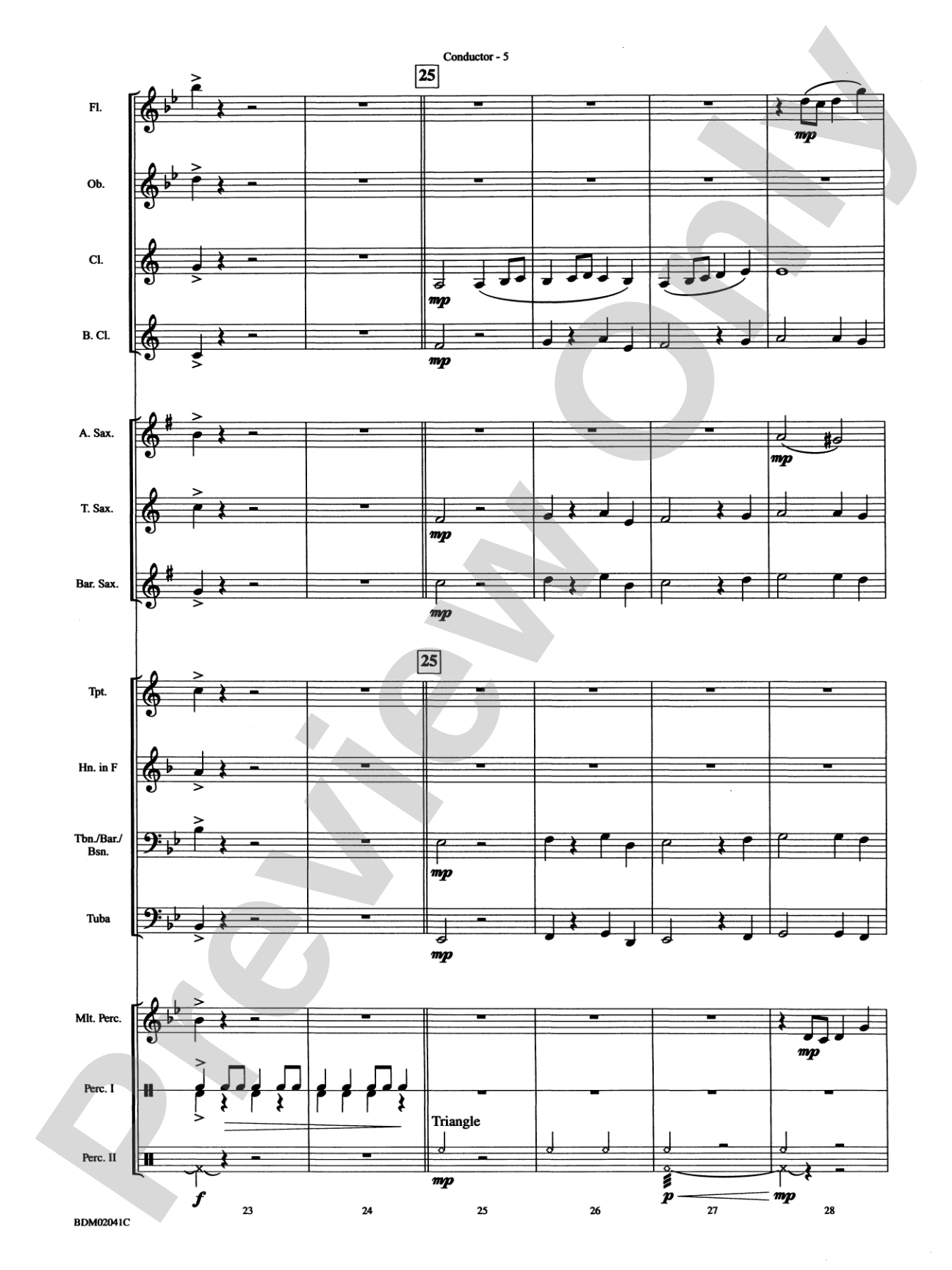 Entrada (An Overture for Band): Concert Band Conductor Score & Parts