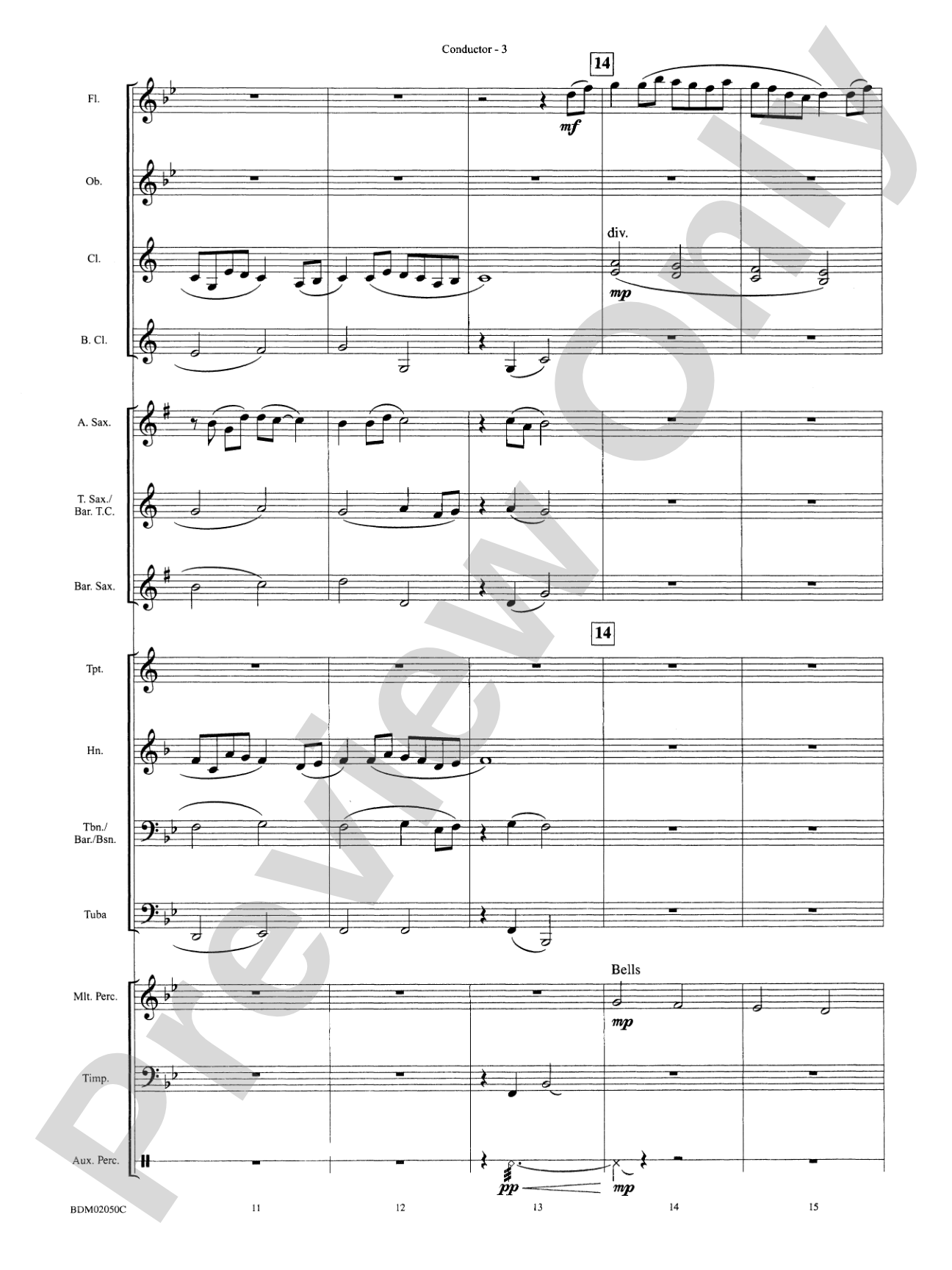 In the Wake of Spring: Concert Band Conductor Score & Parts