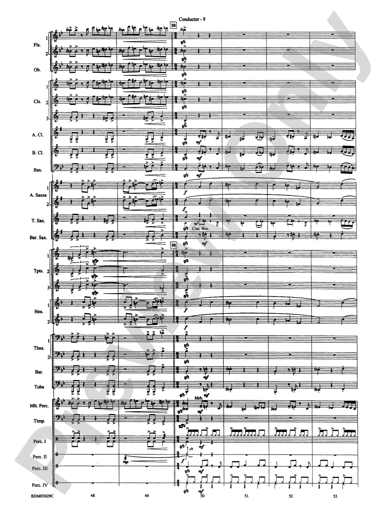 The Last Battle: Concert Band Conductor Score & Parts