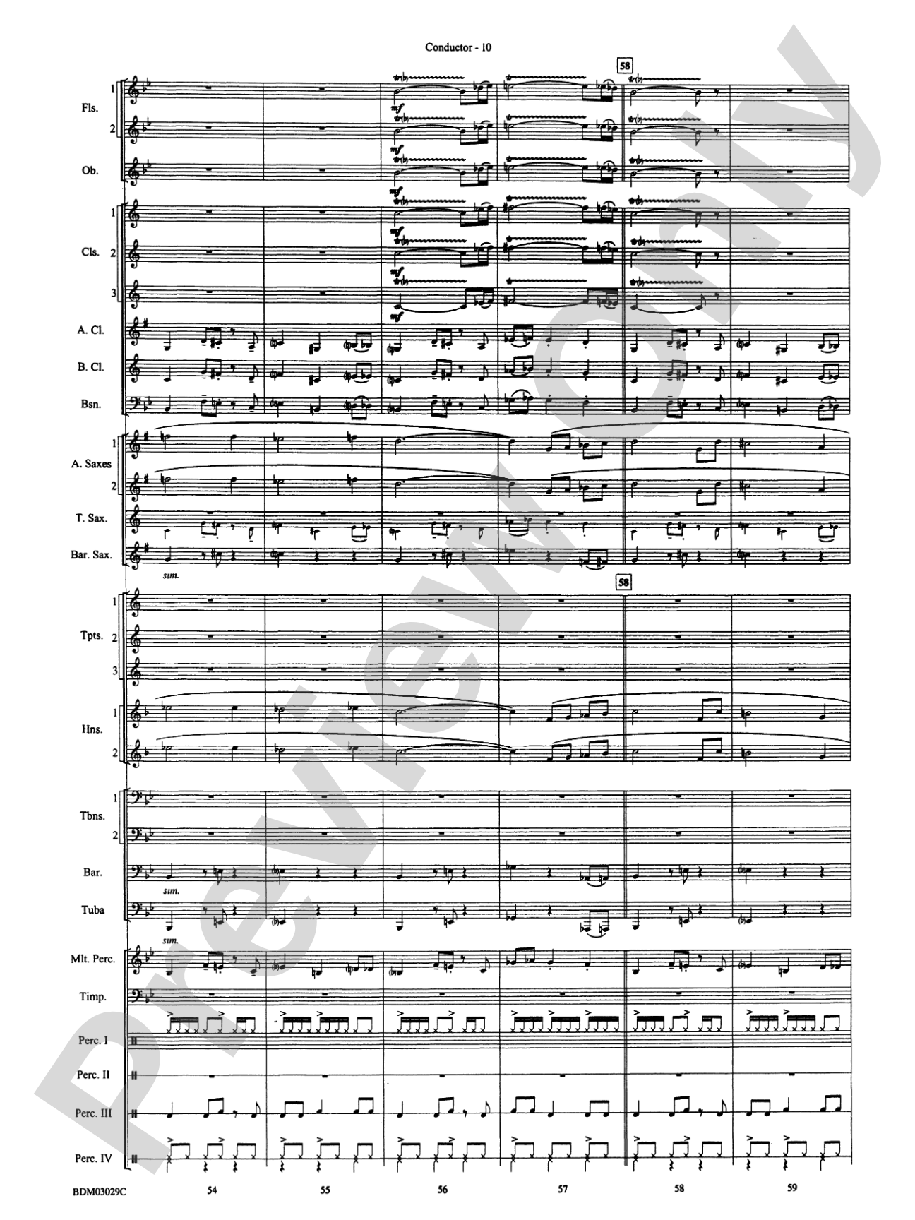 The Last Battle: Concert Band Conductor Score & Parts