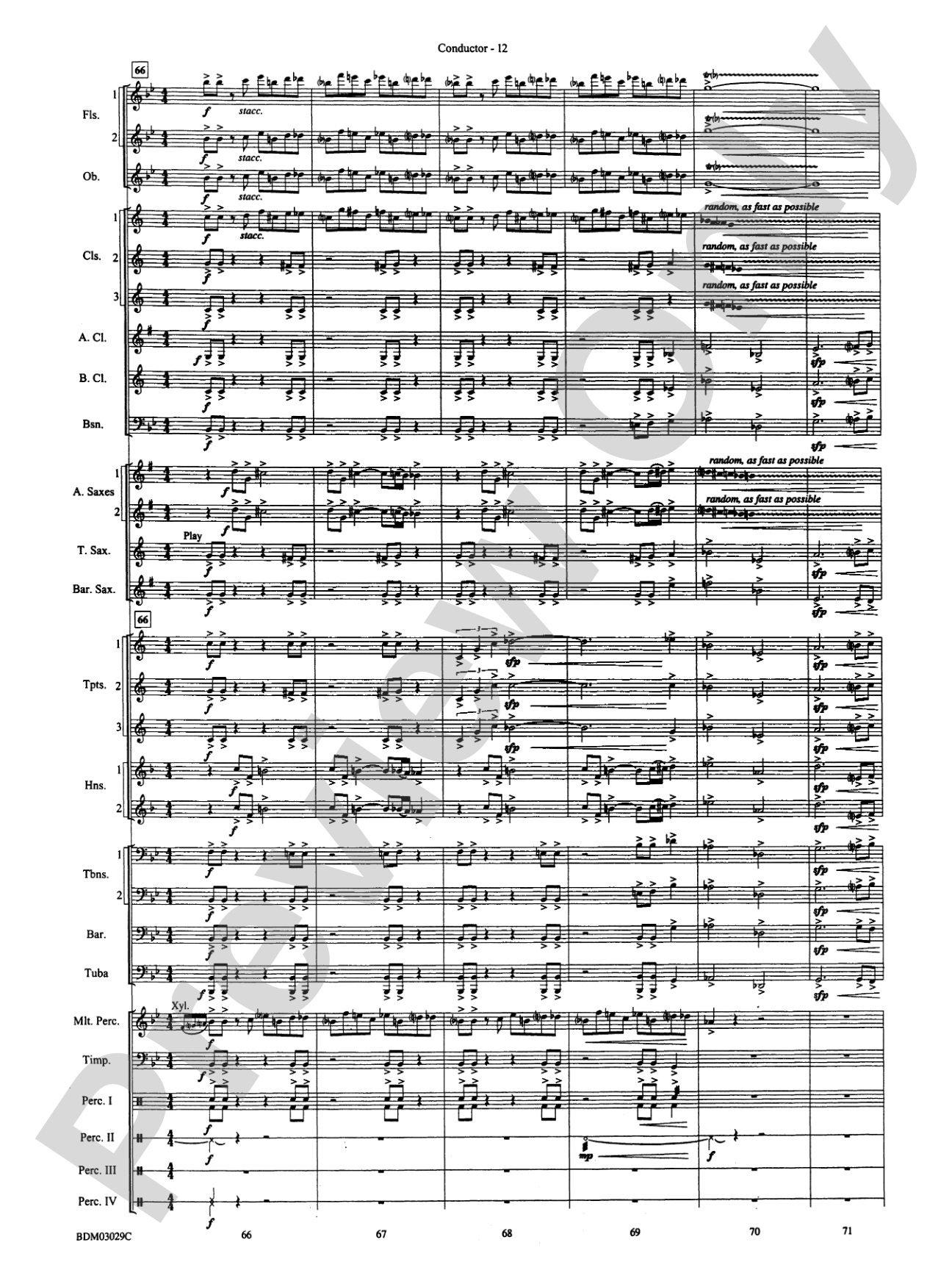The Last Battle: Concert Band Conductor Score & Parts