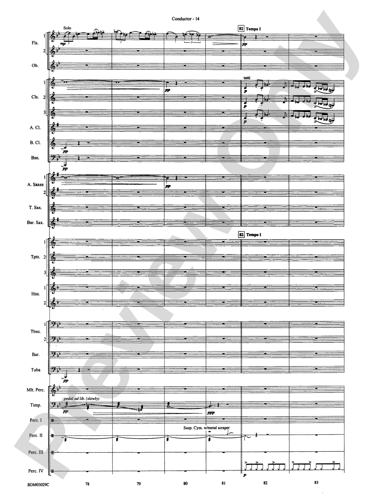 The Last Battle: Concert Band Conductor Score & Parts