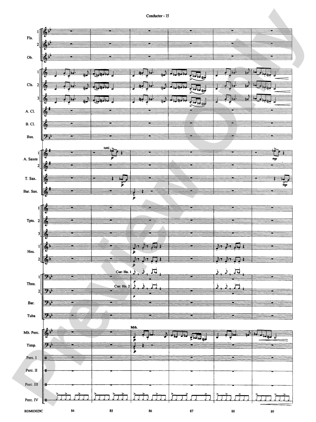 The Last Battle: Concert Band Conductor Score & Parts
