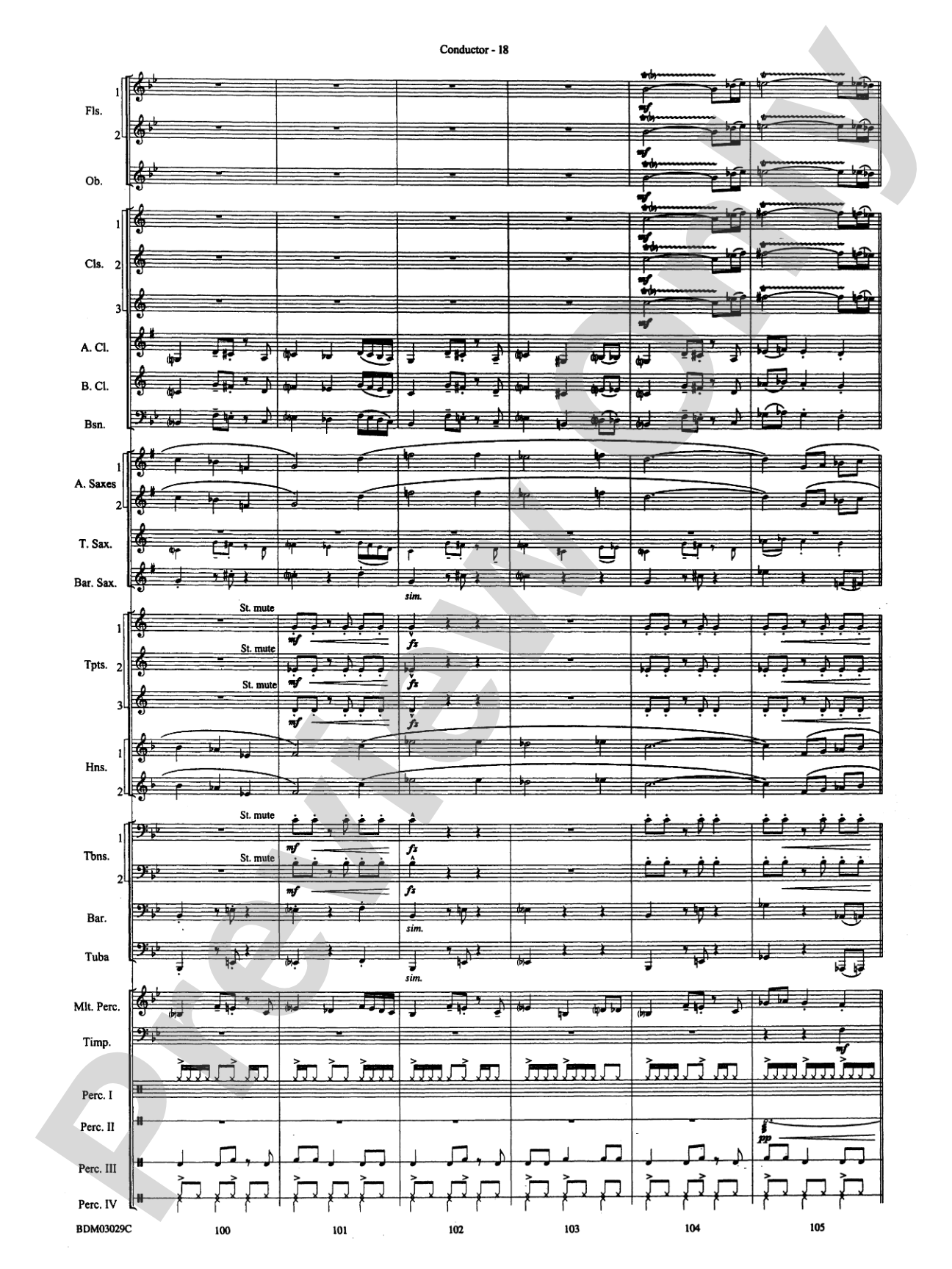 The Last Battle: Concert Band Conductor Score & Parts