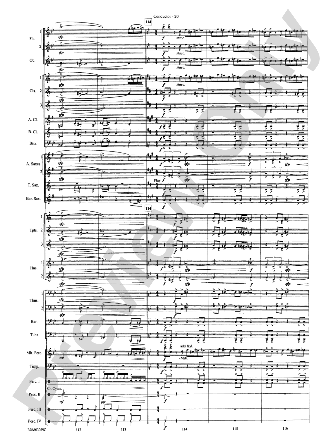The Last Battle: Concert Band Conductor Score & Parts