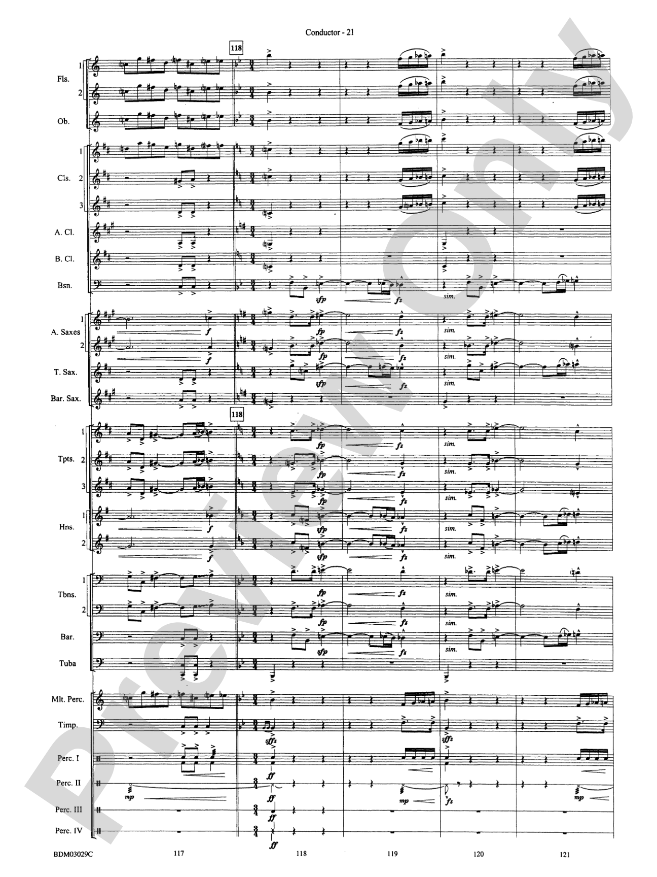 The Last Battle: Concert Band Conductor Score & Parts