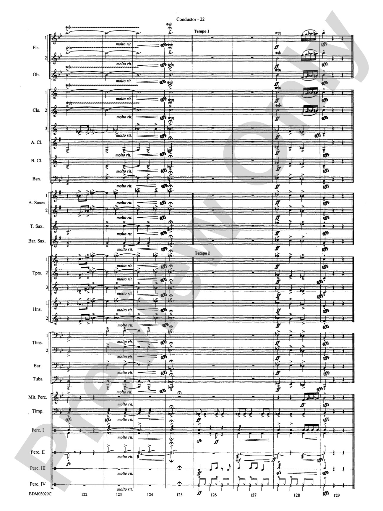 The Last Battle: Concert Band Conductor Score & Parts