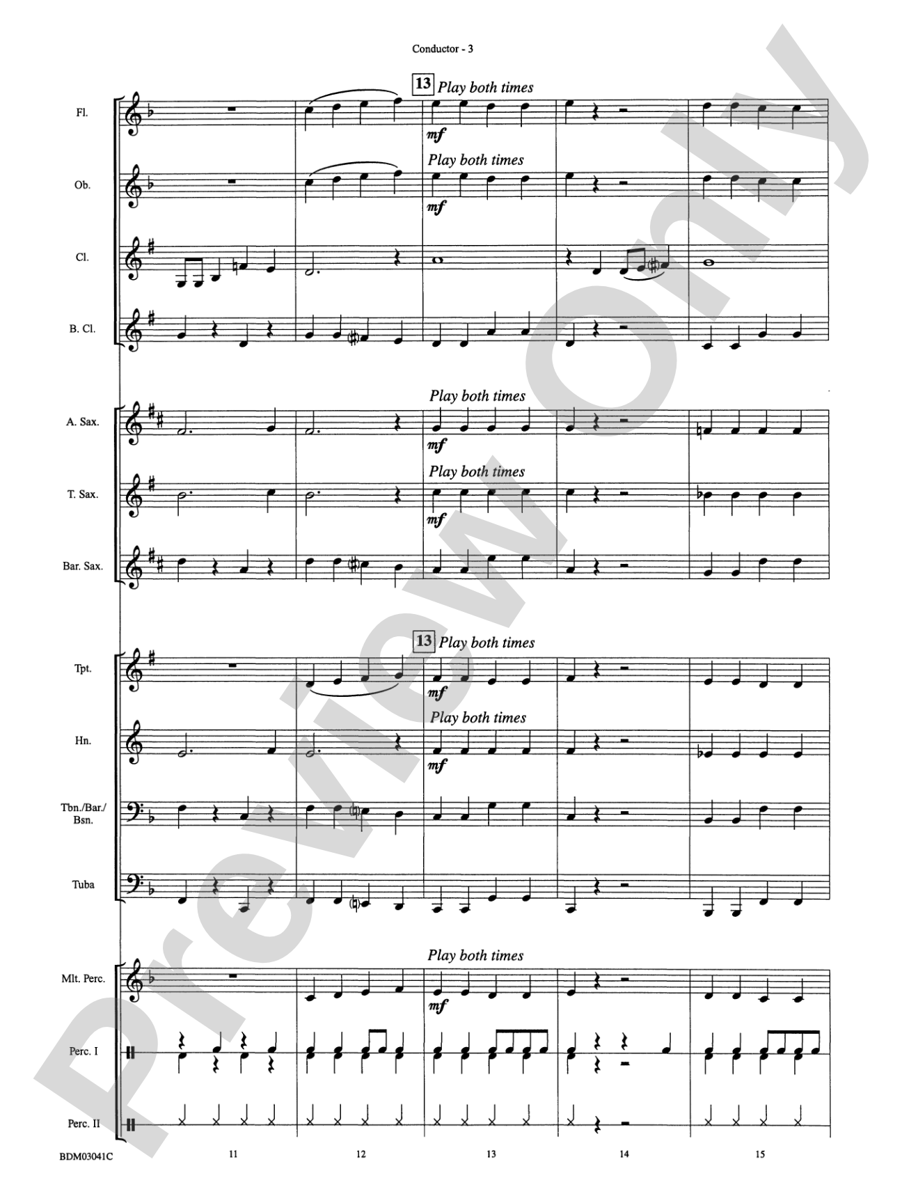 Clarinet Cookin': Concert Band Conductor Score & Parts