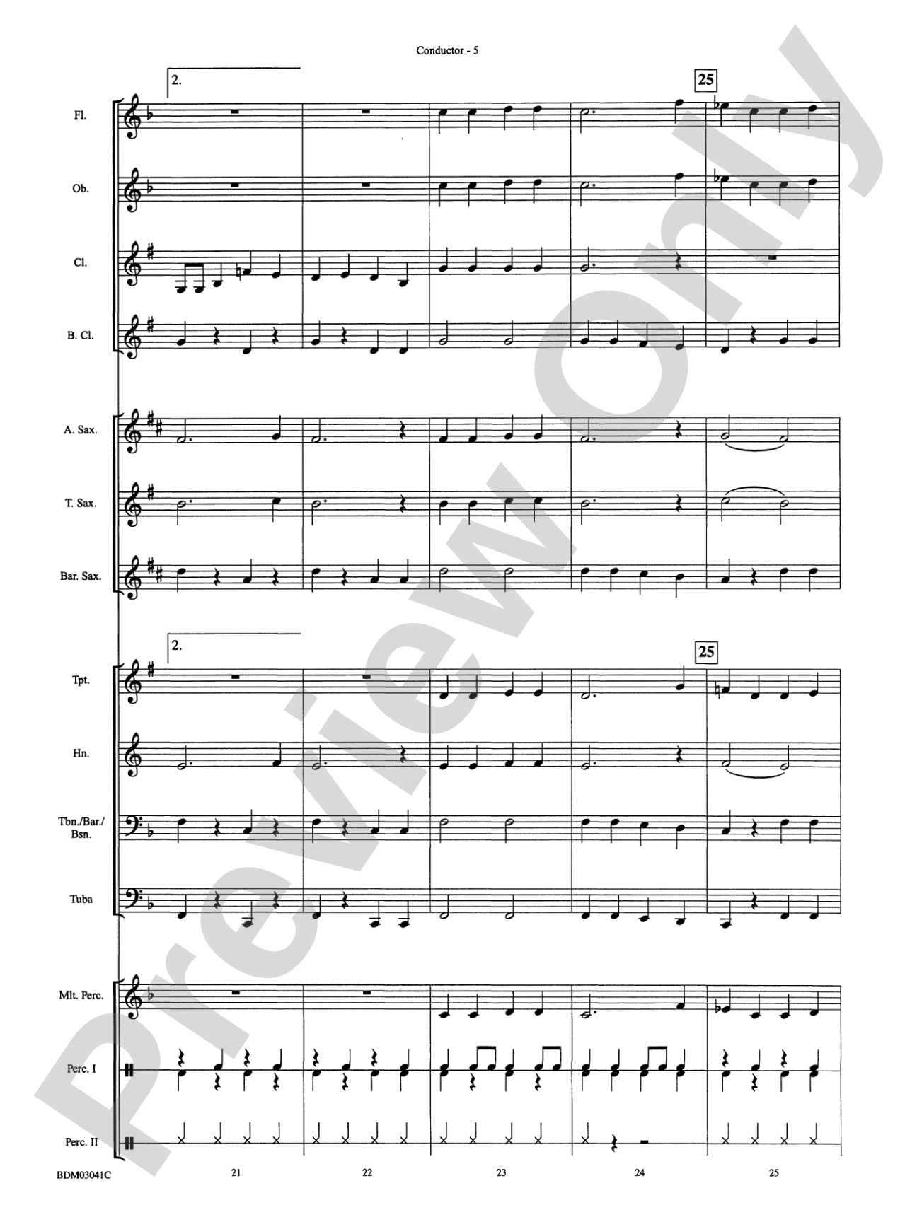 Clarinet Cookin': Concert Band Conductor Score & Parts