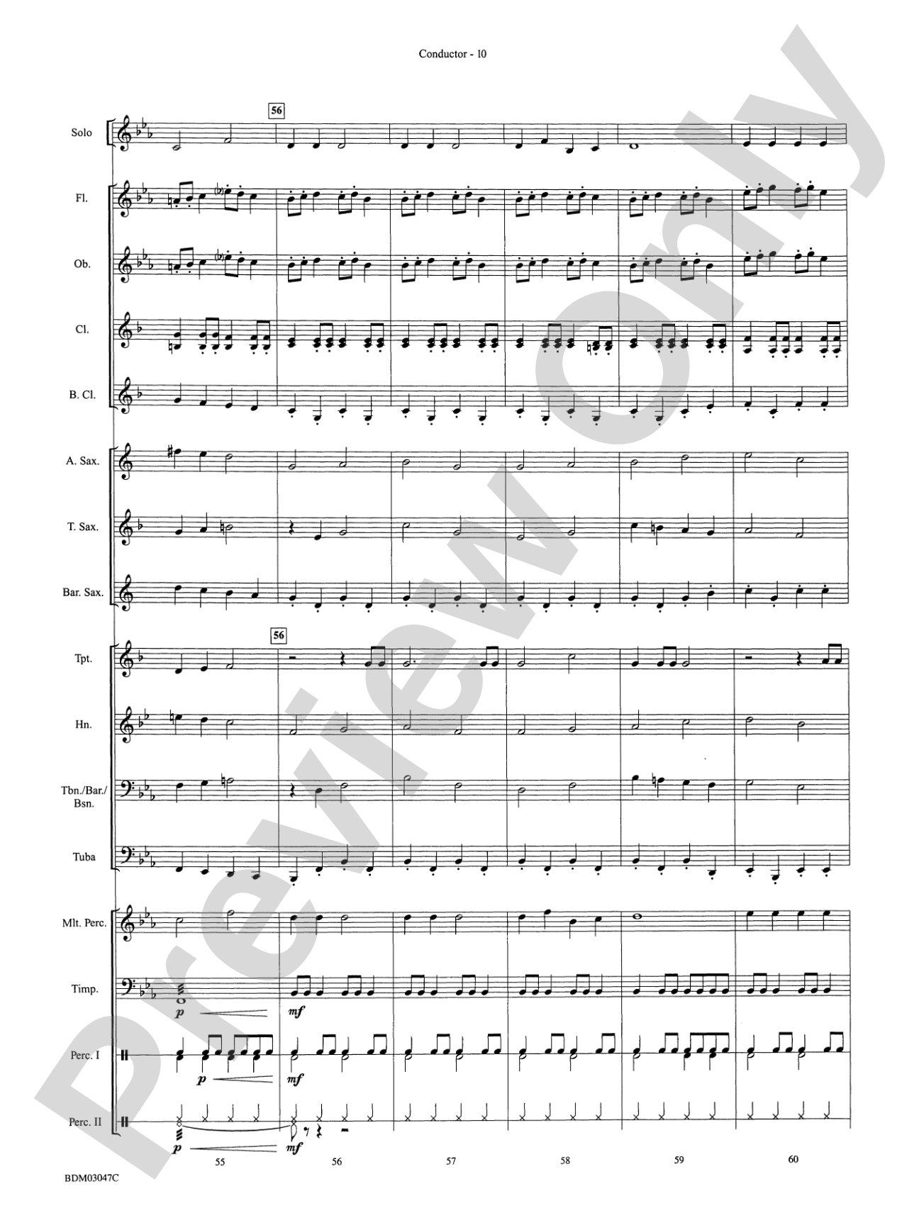 Christmas Concerto #3 (for Soloist and Band): Concert Band Conductor Score & Parts