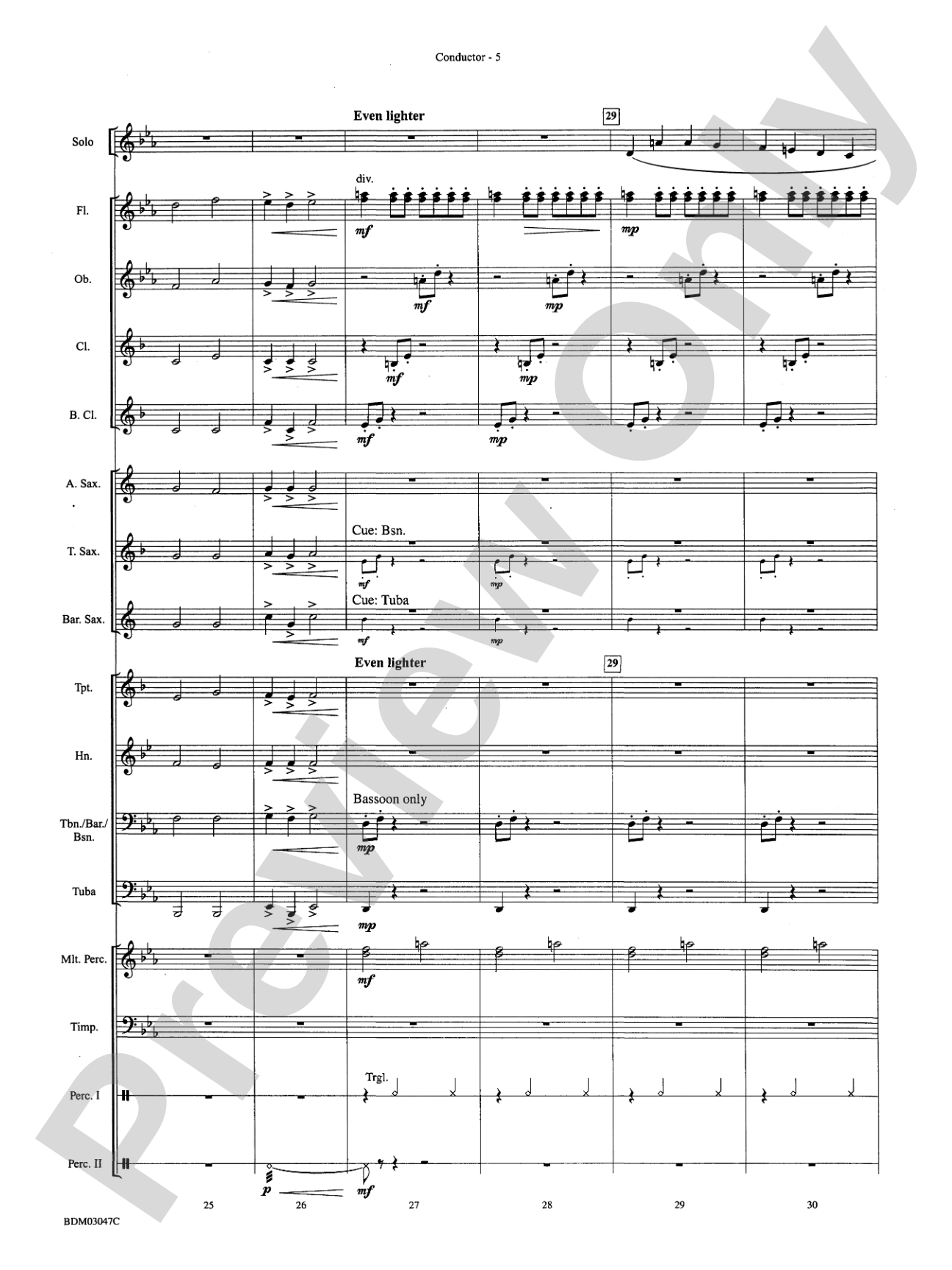 Christmas Concerto #3 (for Soloist and Band): Concert Band Conductor Score & Parts