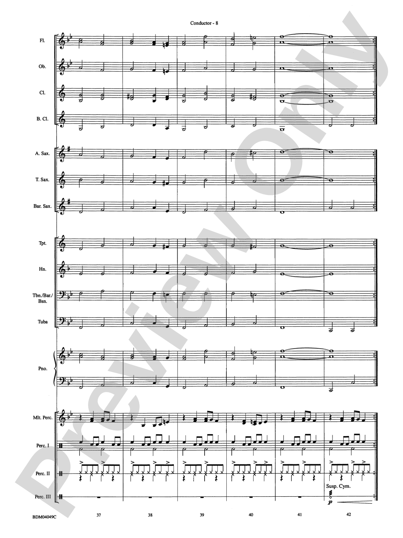Cameroon: Concert Band Conductor Score & Parts