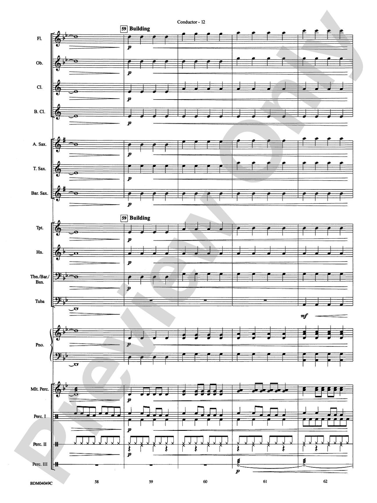 Cameroon: Concert Band Conductor Score & Parts