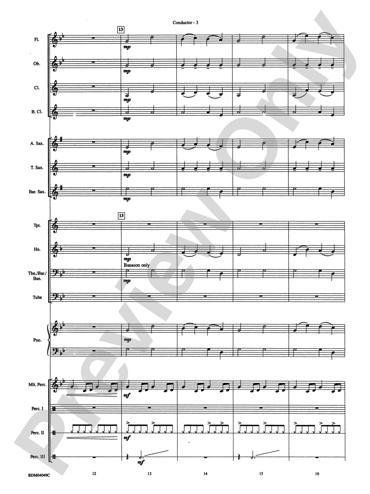 Cameroon: Concert Band Conductor Score & Parts