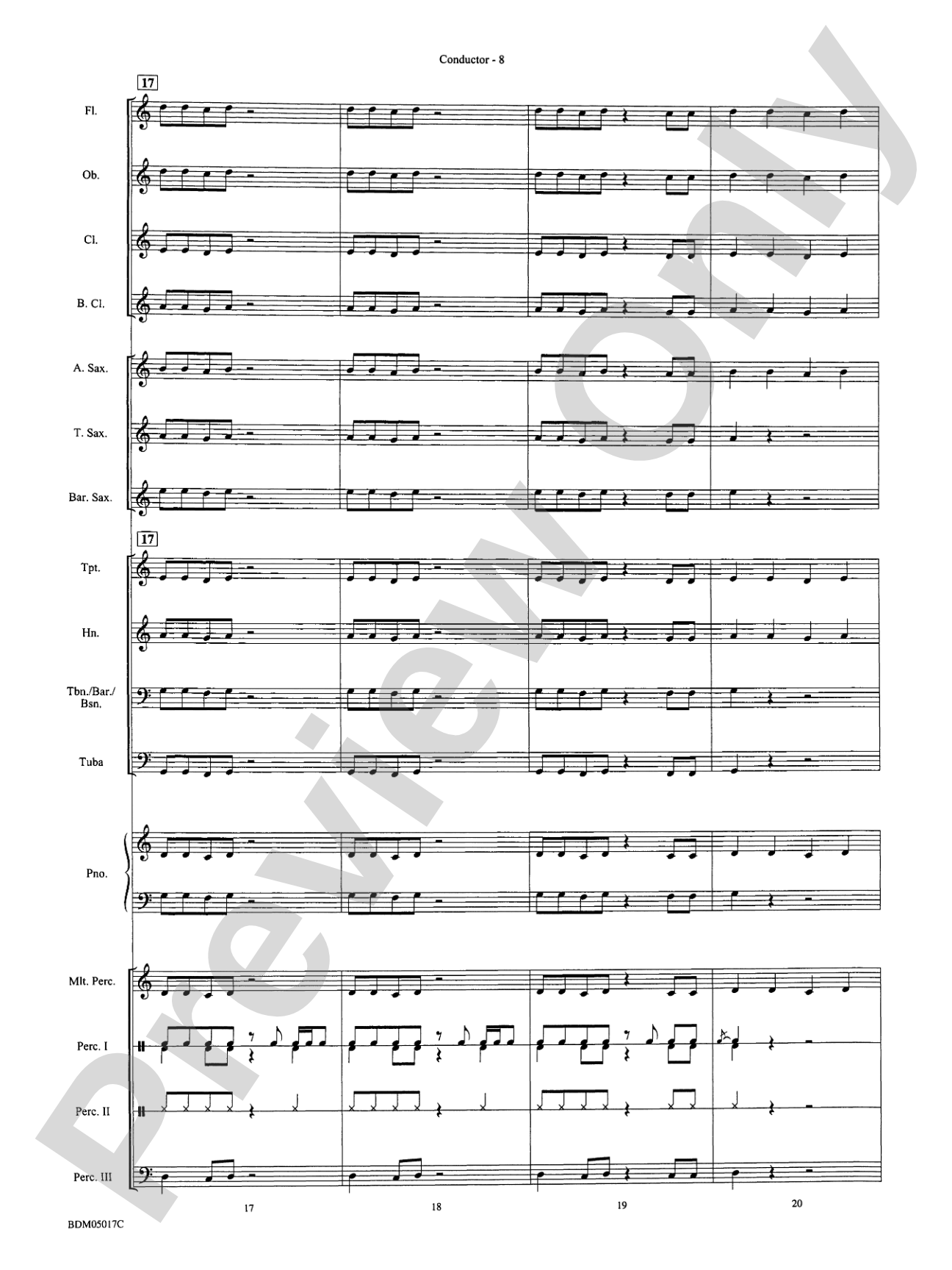Belwin Very Beginning Band Kit #1: Concert Band Conductor Score & Parts