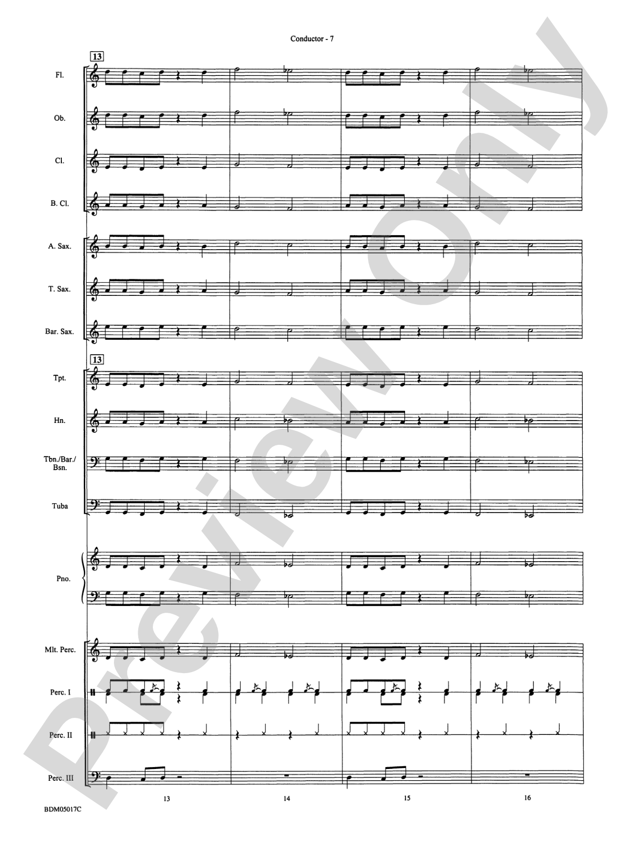 Belwin Very Beginning Band Kit #1: Concert Band Conductor Score & Parts