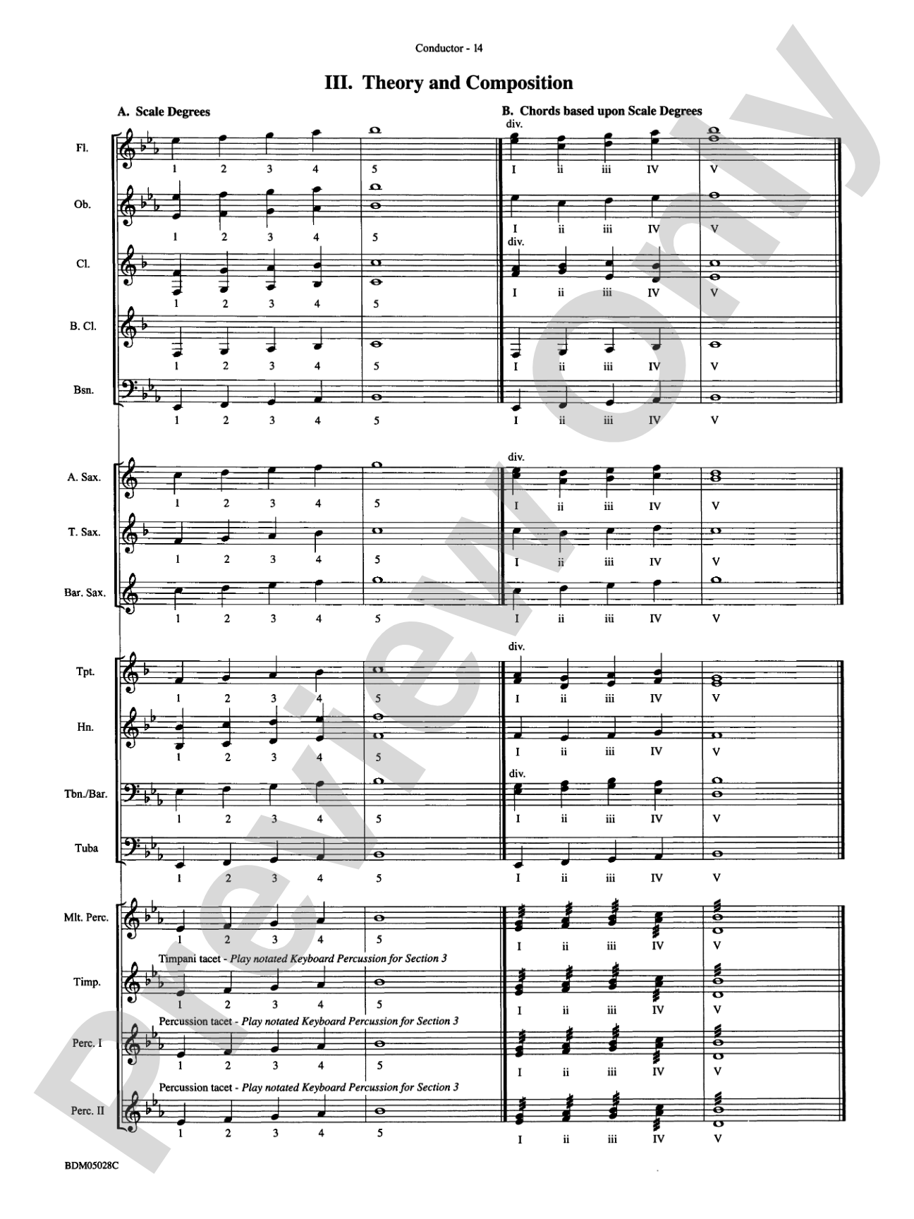 First Band Clinic (A Warm-Up and Fundamental Sequence for Concert Band): Concert Band Conductor Score & Parts