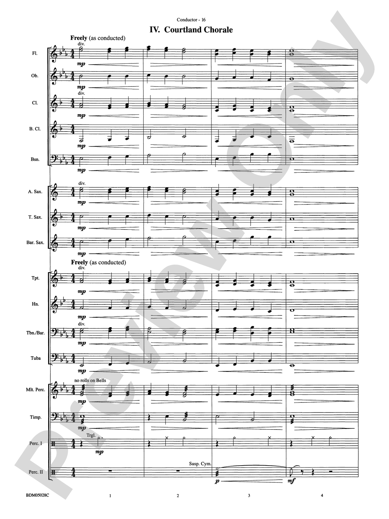 First Band Clinic (A Warm-Up and Fundamental Sequence for Concert Band): Concert Band Conductor Score & Parts