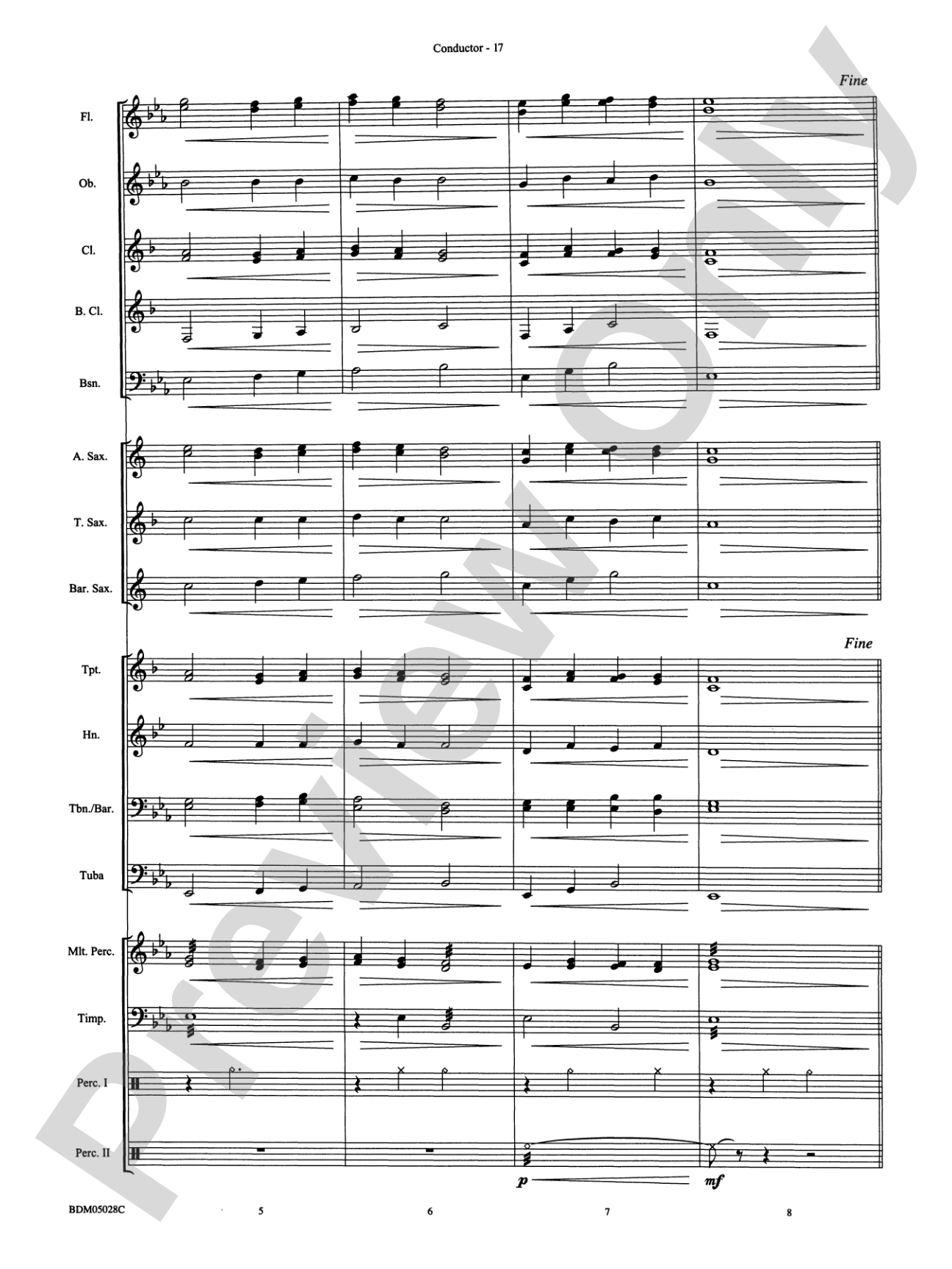 First Band Clinic (A Warm-Up and Fundamental Sequence for Concert Band): Concert Band Conductor Score & Parts