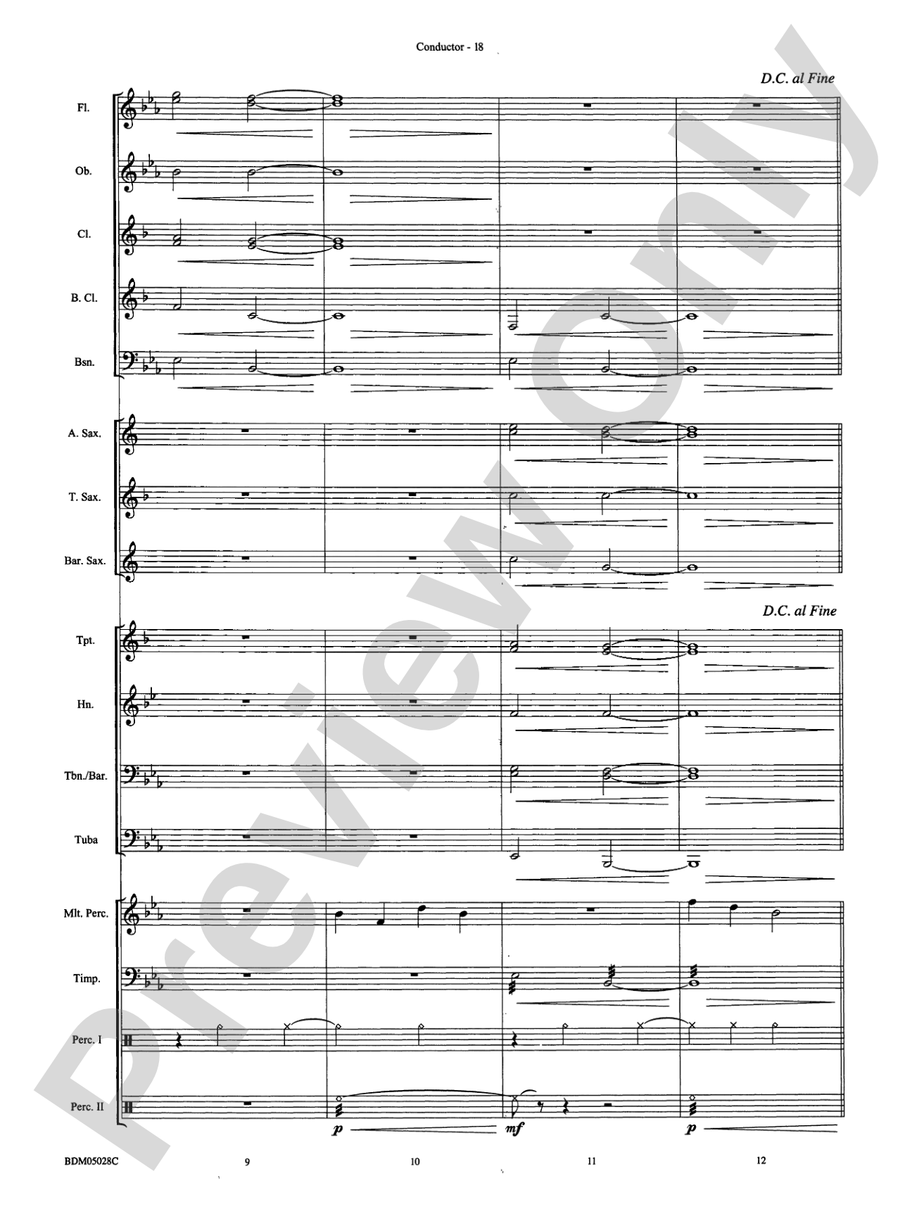 First Band Clinic (A Warm-Up and Fundamental Sequence for Concert Band): Concert Band Conductor Score & Parts