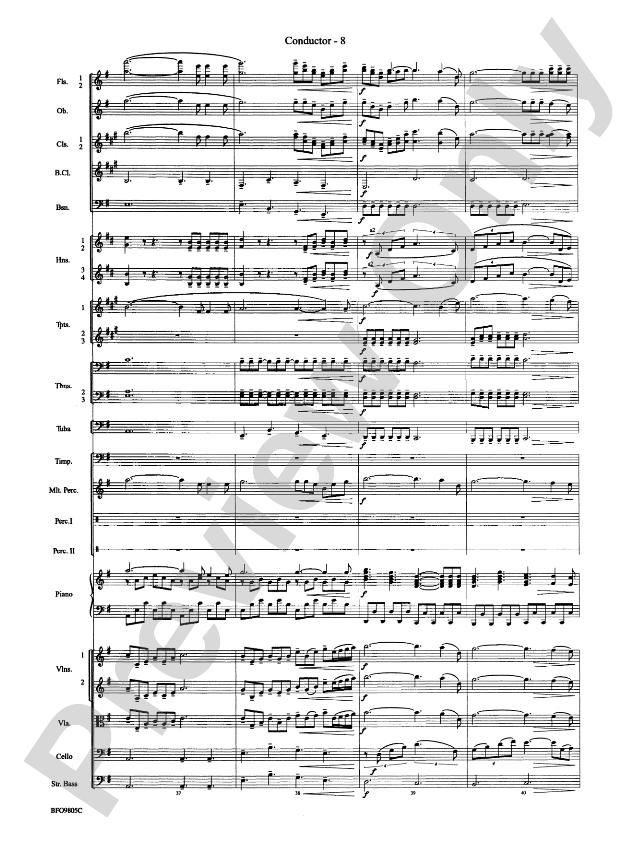 O Holy Night: Full Orchestra Conductor Score & Parts