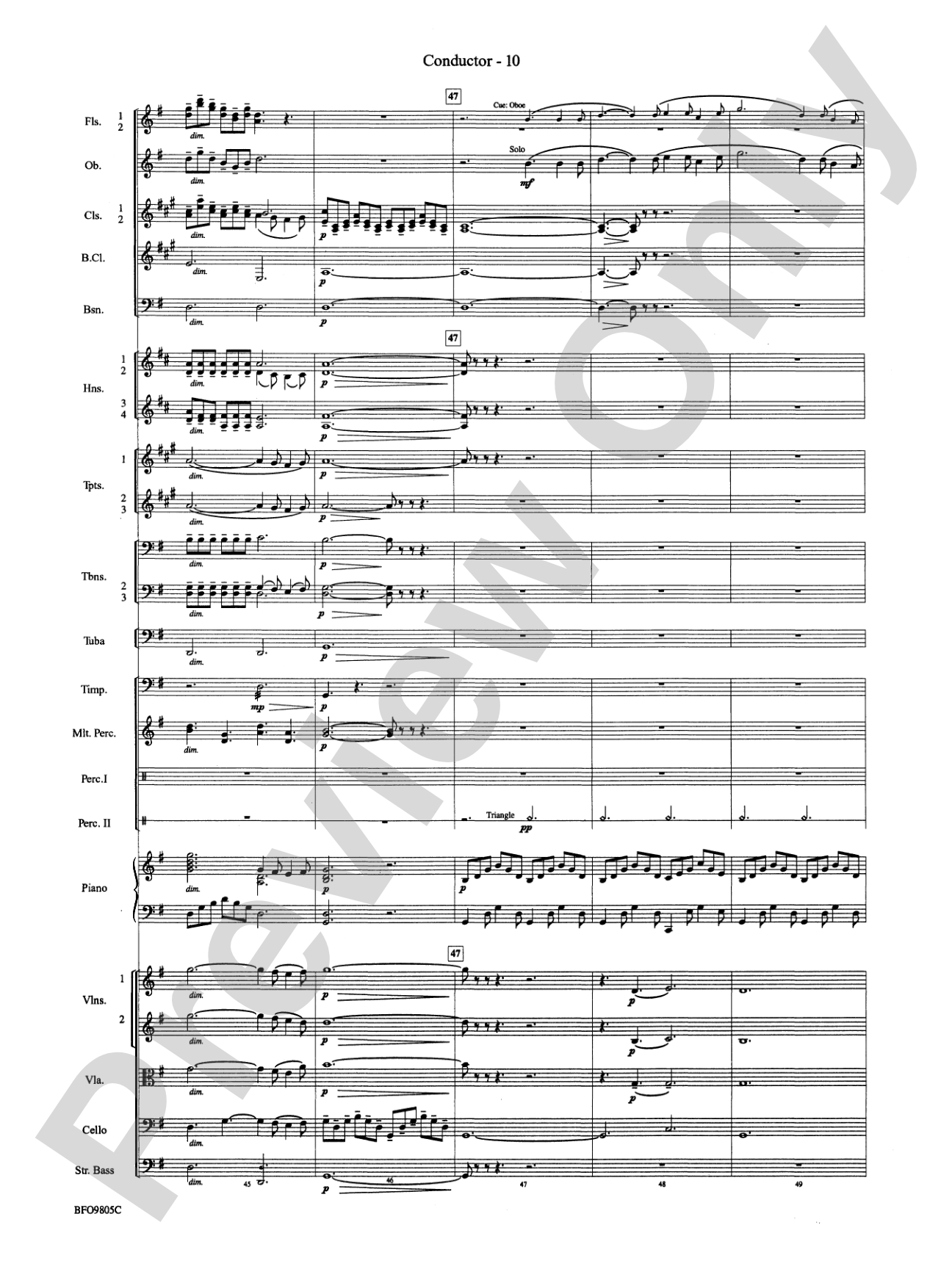 O Holy Night: Full Orchestra Conductor Score & Parts