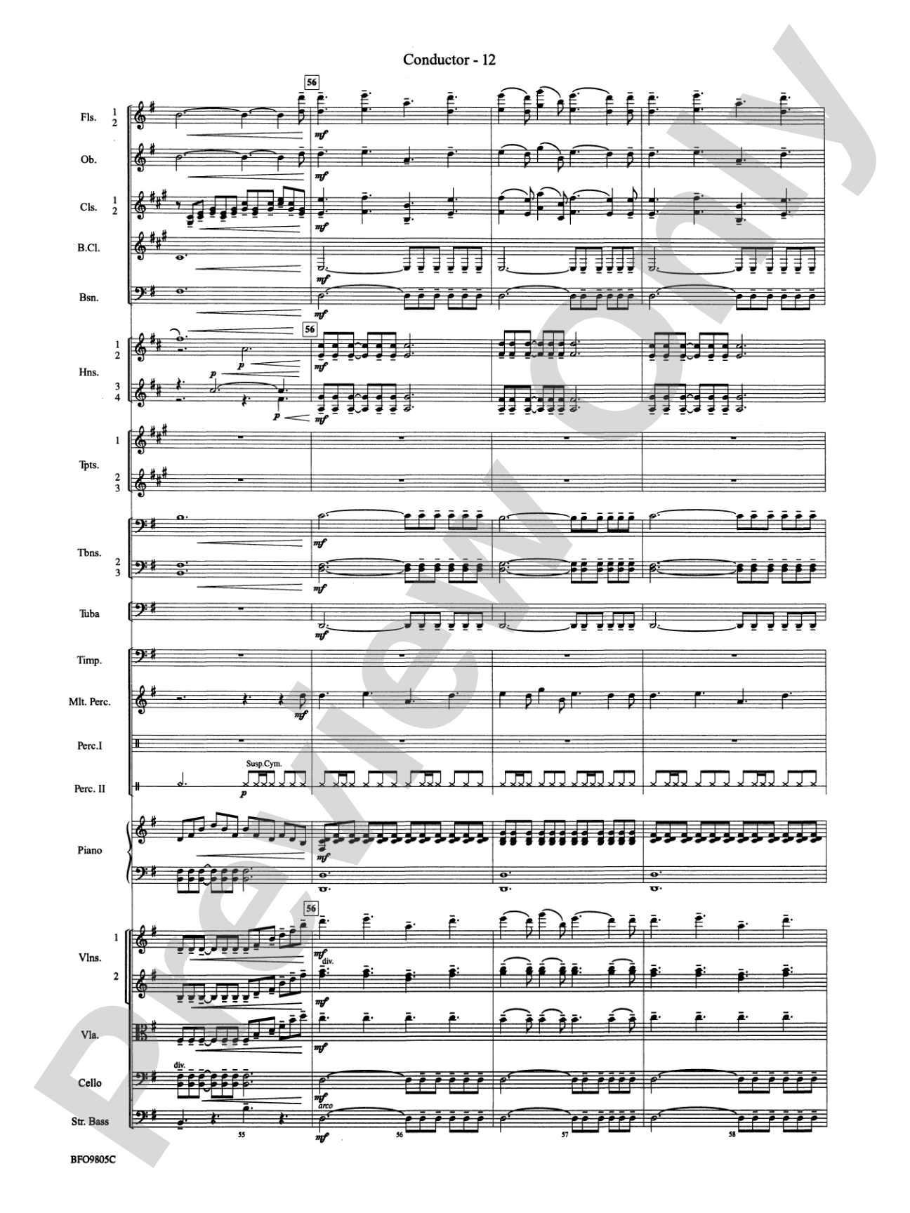 O Holy Night: Full Orchestra Conductor Score & Parts
